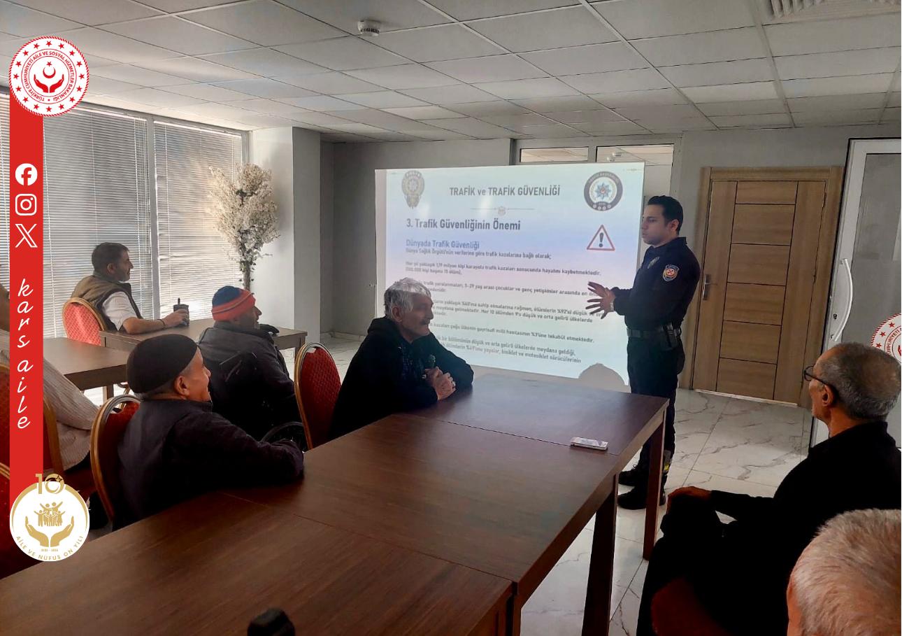 📍 Yaşlılarımıza Yönelik Trafik Güvenliği Eğitimi