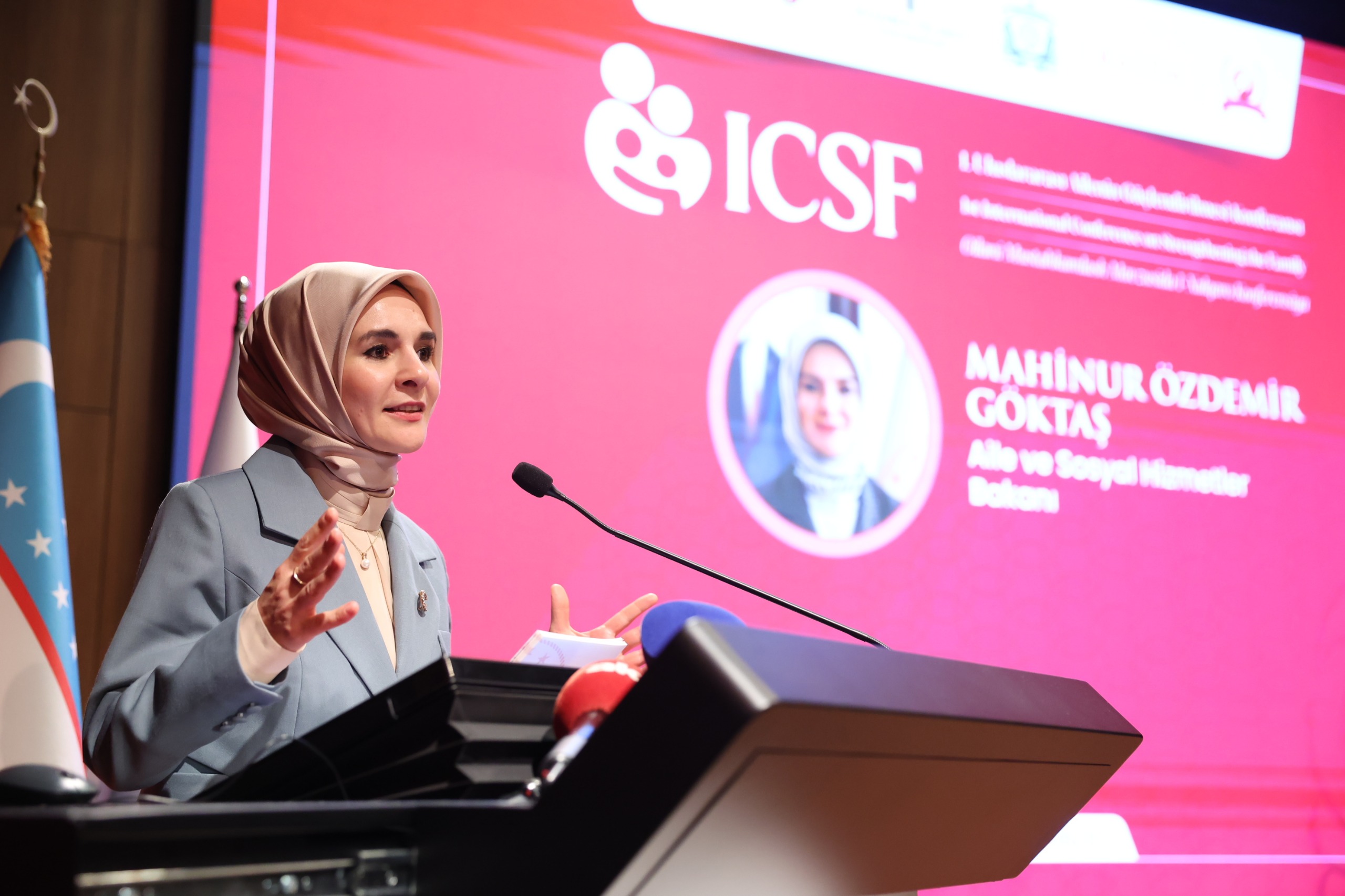 Bakanımız Göktaş, 1. Uluslararası Ailenin Güçlendirilmesi Konferansı Kapanış Oturumu'nda konuştu: