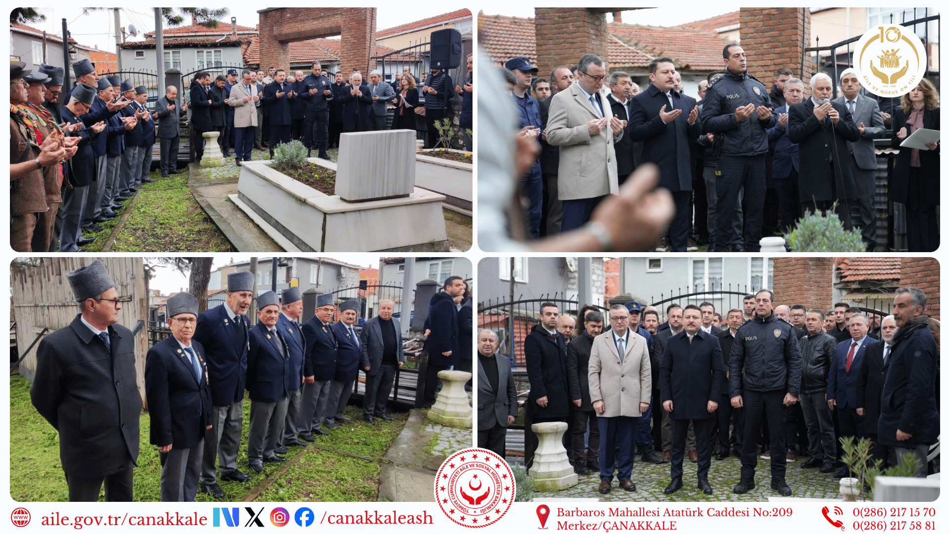 🇹🇷 Şehit Kaymakam Köprülülü Hamdi Bey, Şehadetinin 106. Yılında Dualarla Anıldı