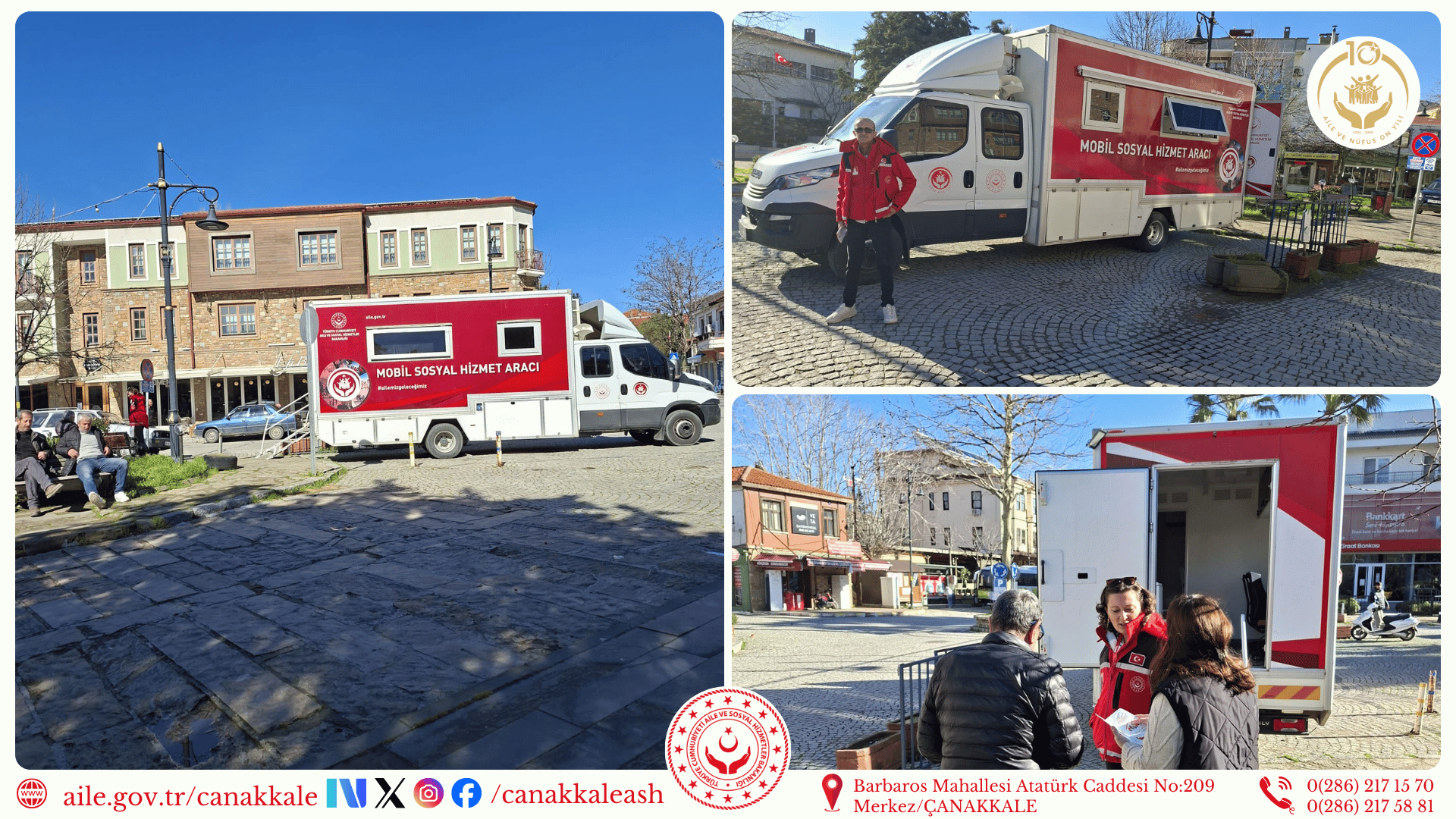 Mobil SHM Aracı Gökçeada’da Vatandaşlarla Buluştu