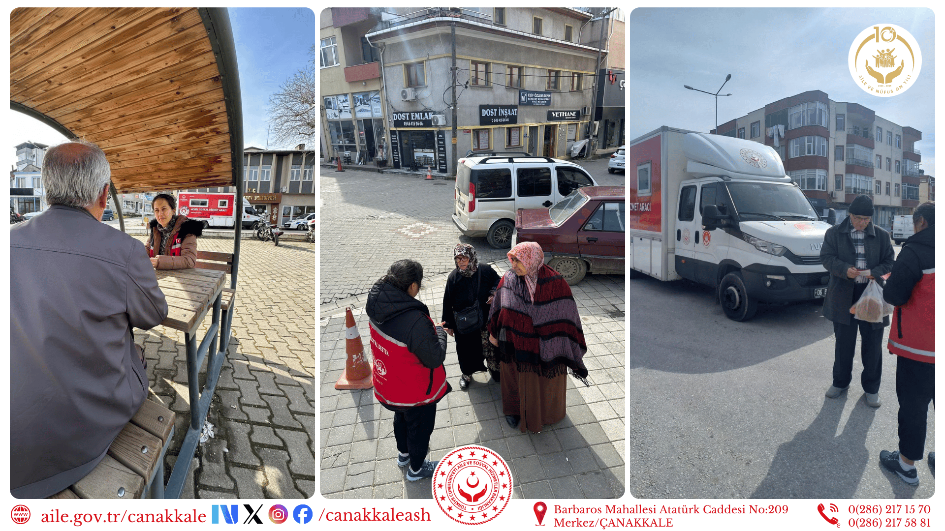 🚐 Mobil Sosyal Hizmet Aracımız Sahadaydı