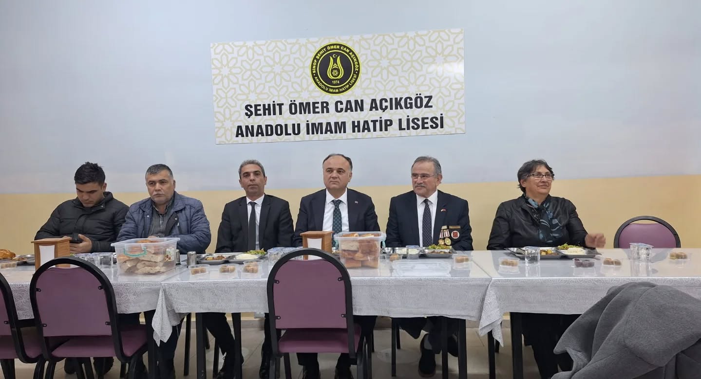 Şehit Ömer Can Açıkgöz İmam Hatip Lisesi’nden Şehit ve Gazi Ailelerine İftar