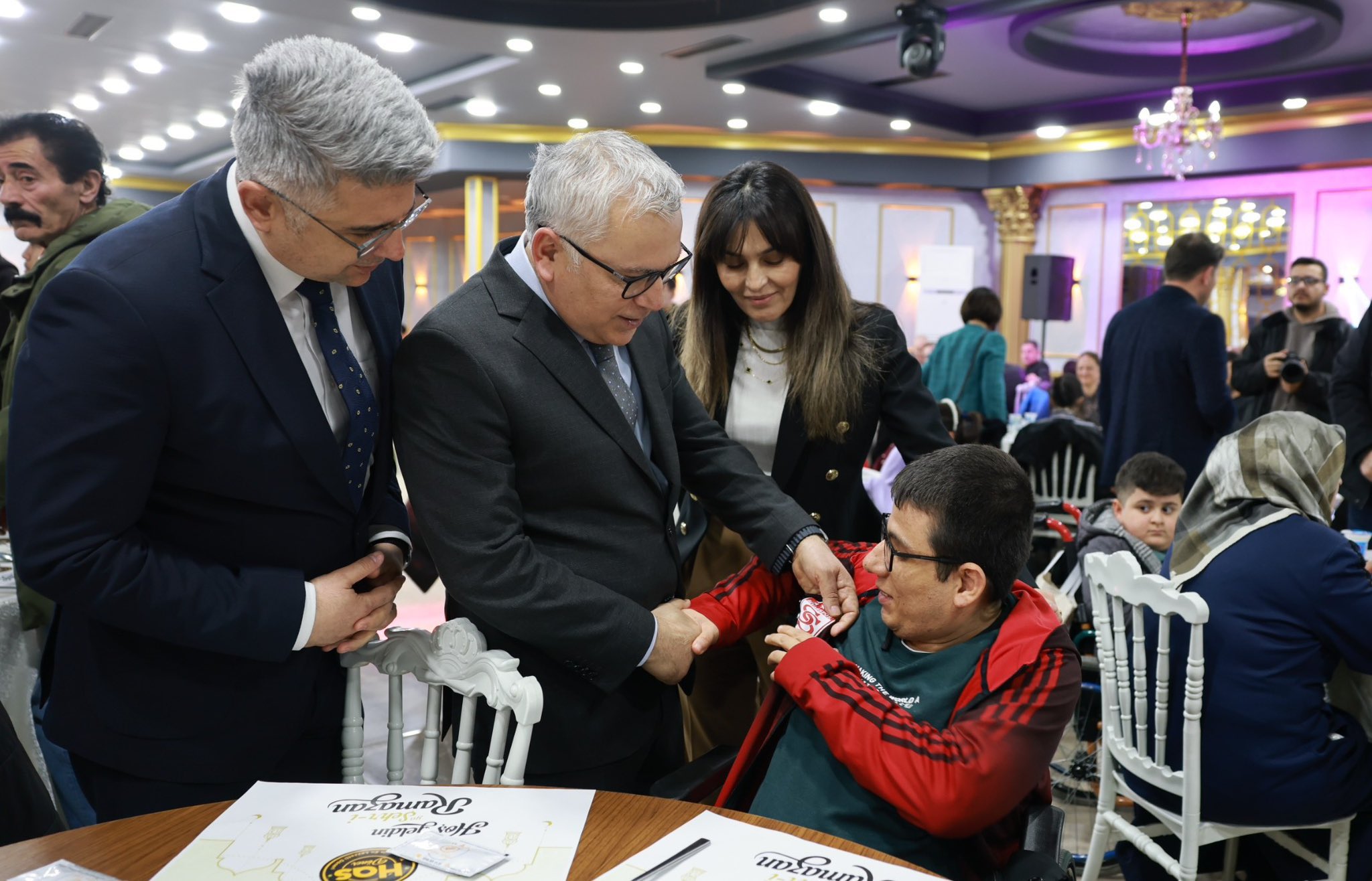 Protokol Üyeleri Engelli Derneğinin İftar Programında Buluştu