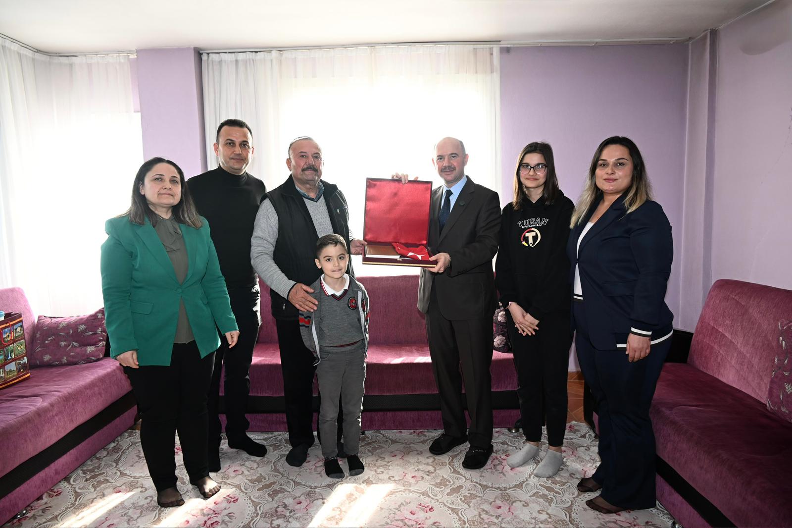 Şehit Polis Memuru Ökkeş Özdemir’in Ailesine Ramazan Ziyareti