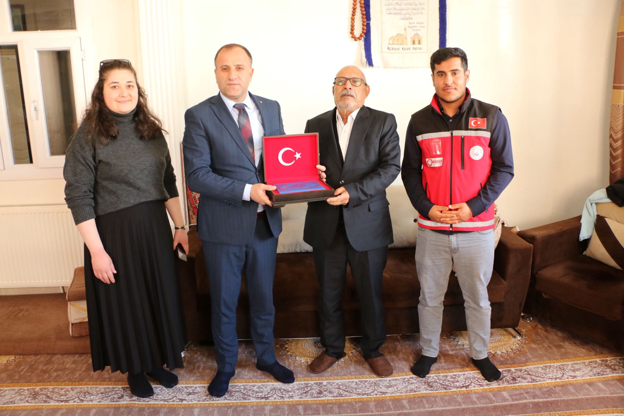 Kahraman Gazimizi ve Kıymetli Ailesini Ziyaret Ettik.