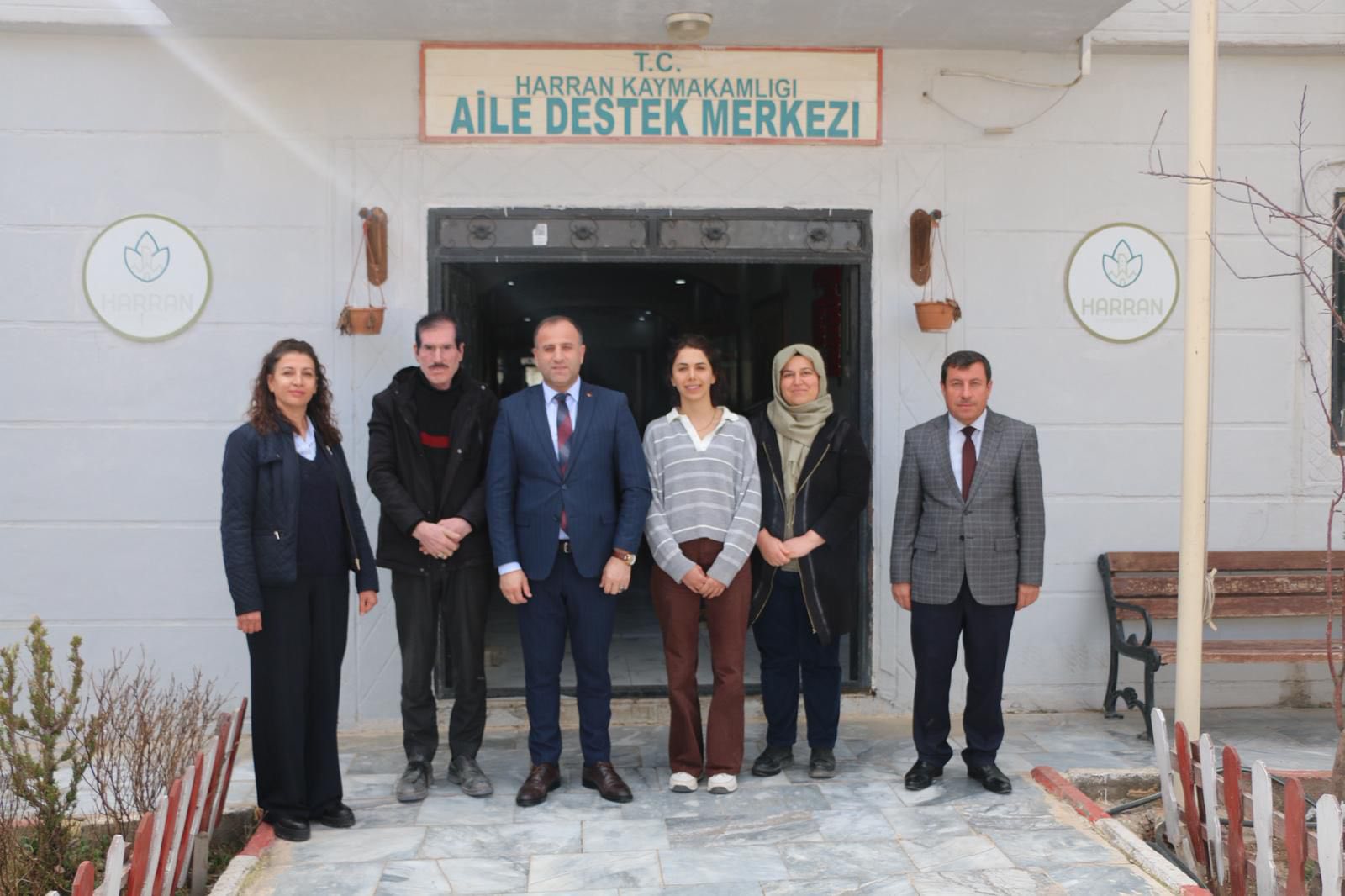 Harran İlçemizde Hizmet Sunan Aile Destek Merkezimizi Ziyaret Ettik.