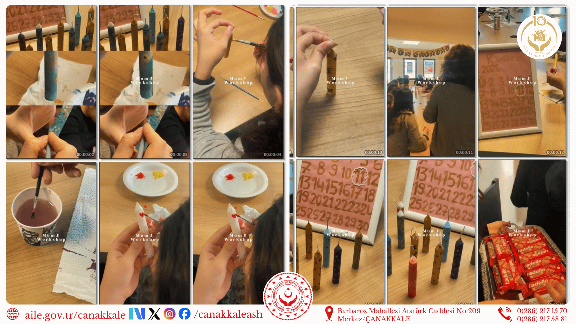 İyiliğin Çocuk Hali Mum Atölyesinde Hayat Buldu