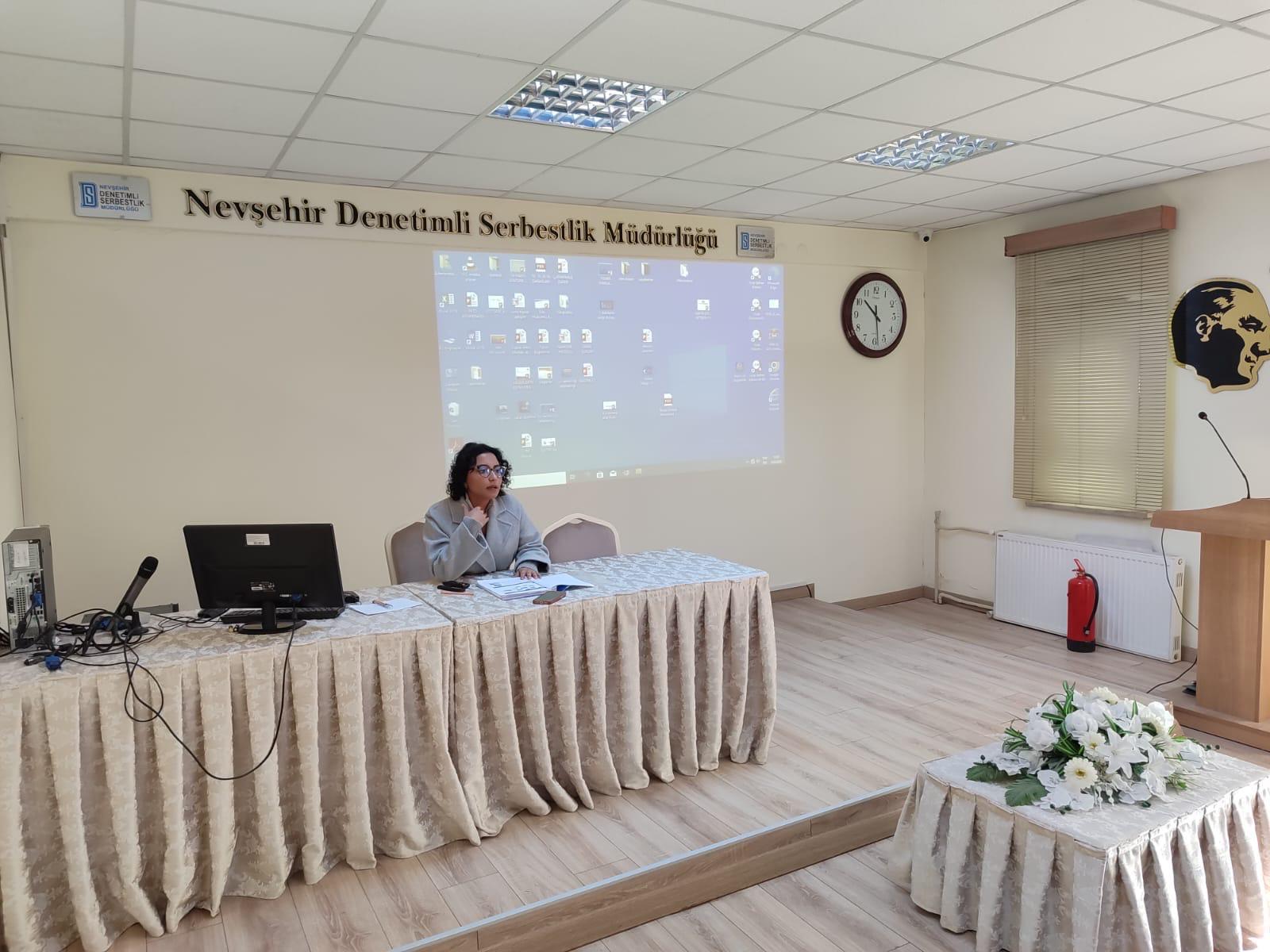 8 Mart Dünya Kadınlar Günü kapsamında, Şiddet Önleme ve İzleme Merkezi Müdürlüğü personeli tarafından eğitim verildi.