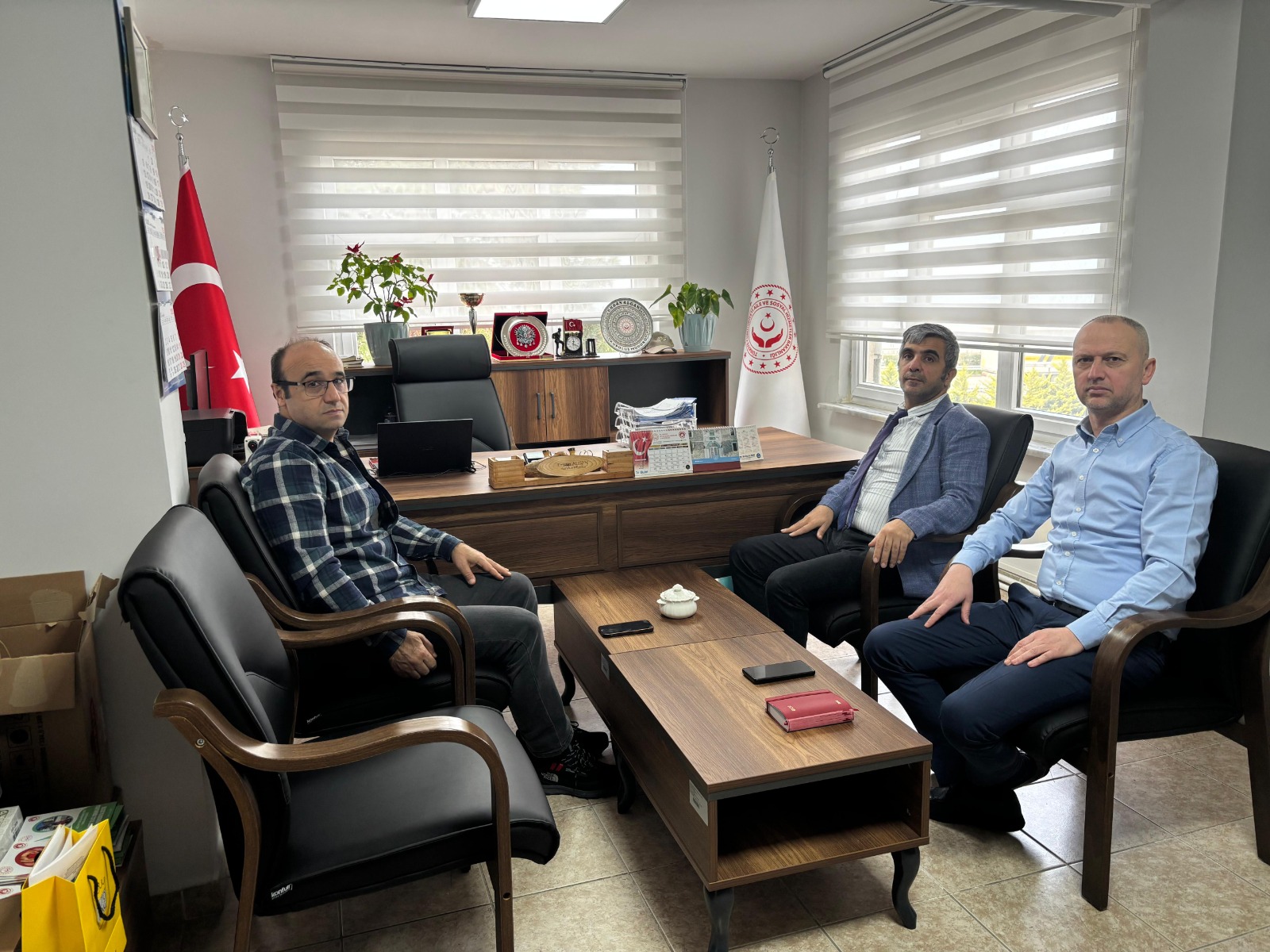 İl Müdür Yardımcımız ve Şube Müdürümüzden Espiye Sosyal Hizmet Merkezine Ziyaret