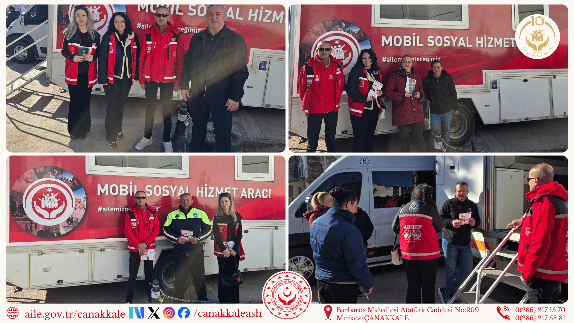 Geyikli’de Mobil Sosyal Hizmet Aracı Tanıtımı Yapıldı