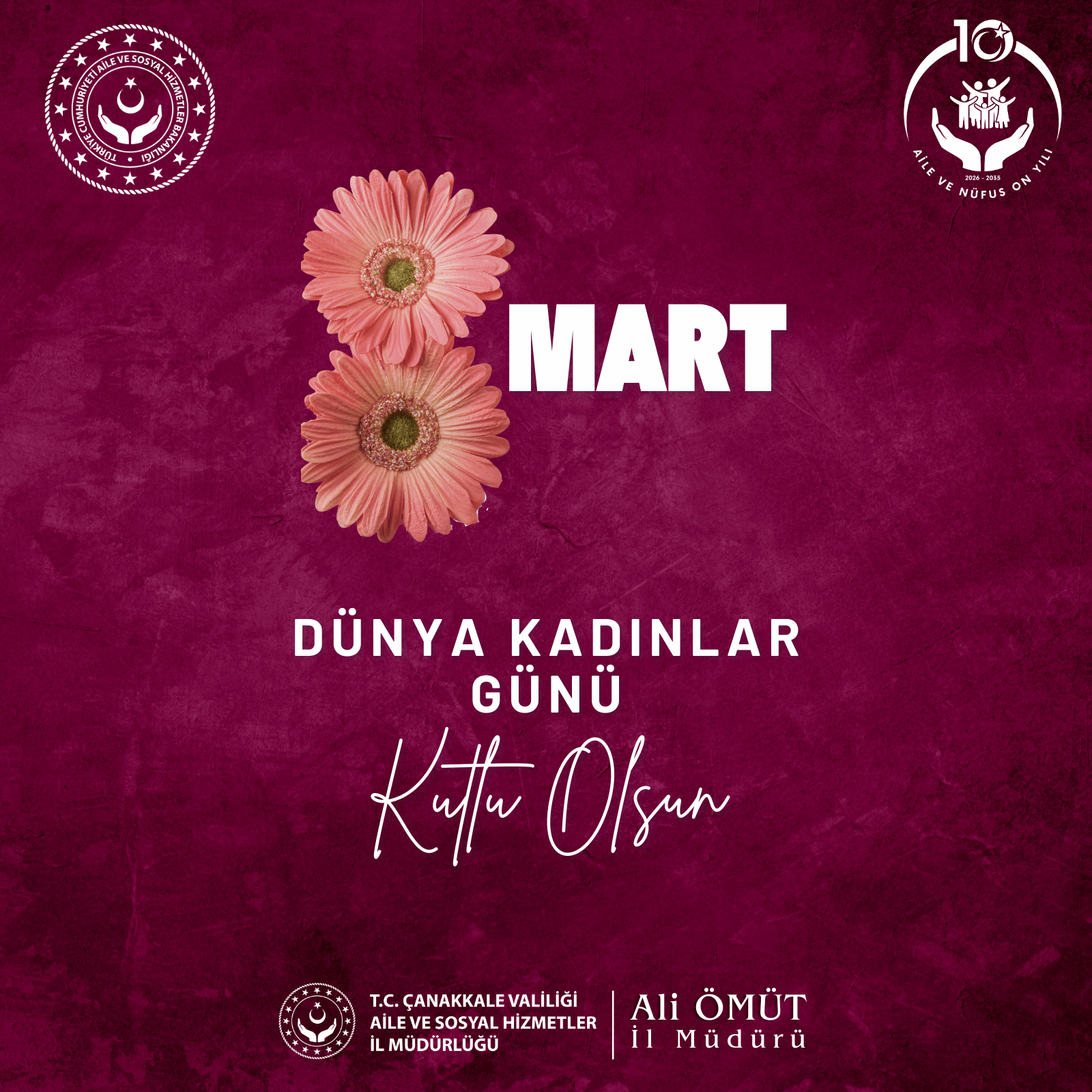 8 Mart Dünya Kadınlar Günü Kutlu Olsun. 🌸