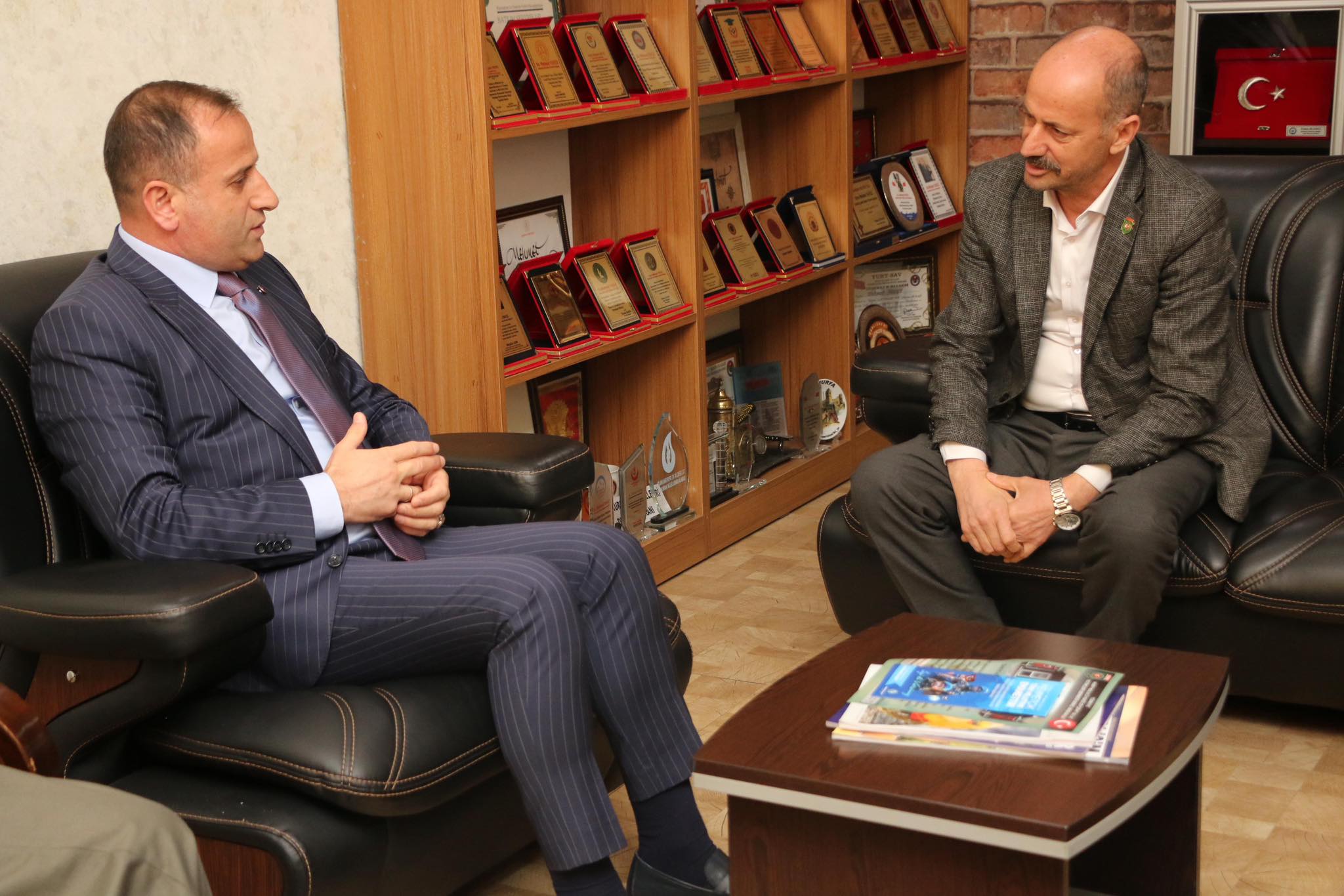 Türkiye Harp Malulü Gaziler, Şehit Dul ve Yetimleri Derneği Şanlıurfa Şube Başkanı Mehmet Yavuz’u Taziye Dileklerimizi İletmek Üzere Ziyaret Ettik.