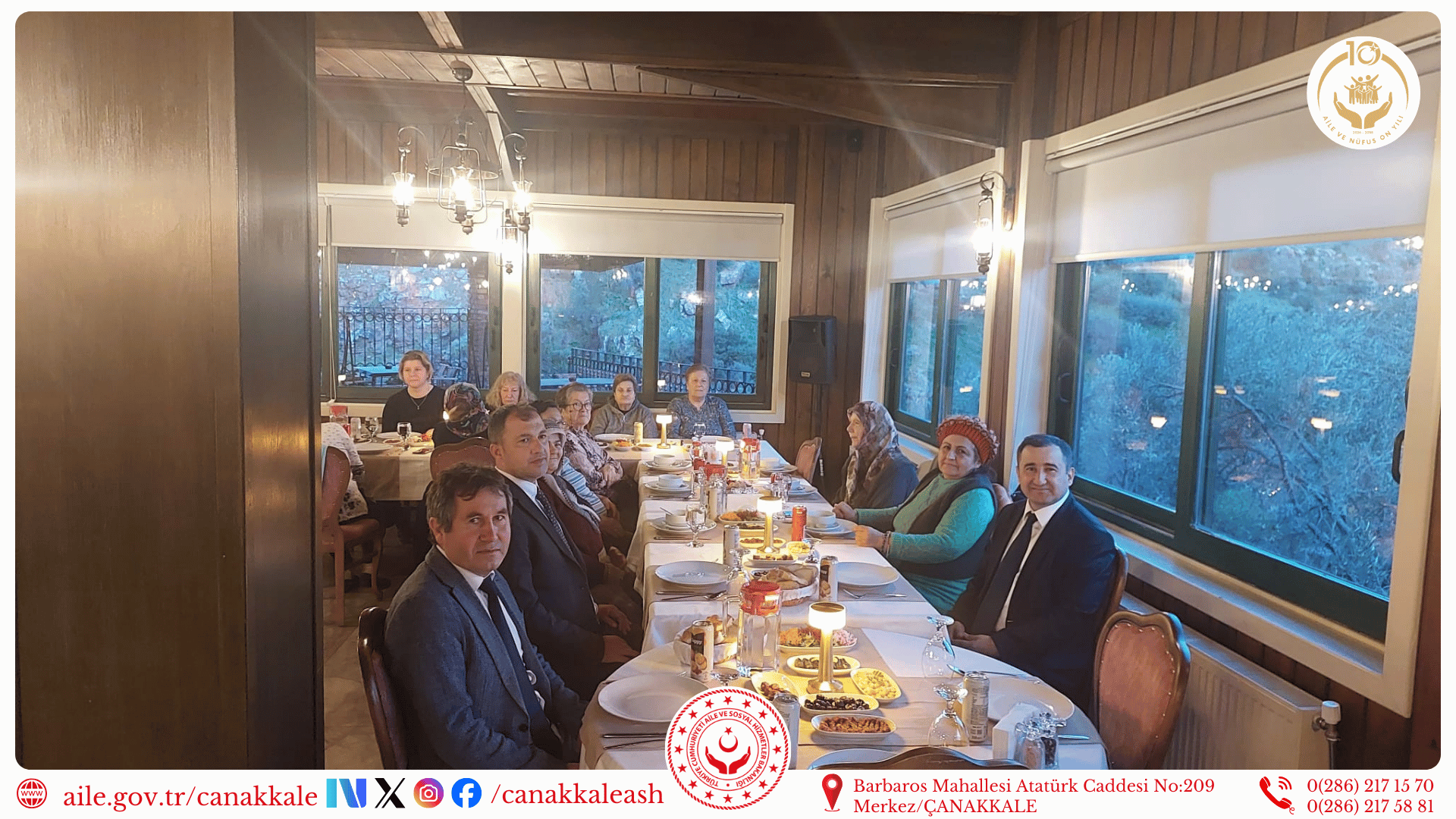 Küçükkuyu Hamiyet Feridun Sözen Huzurevi’nde Gönül Sofrası