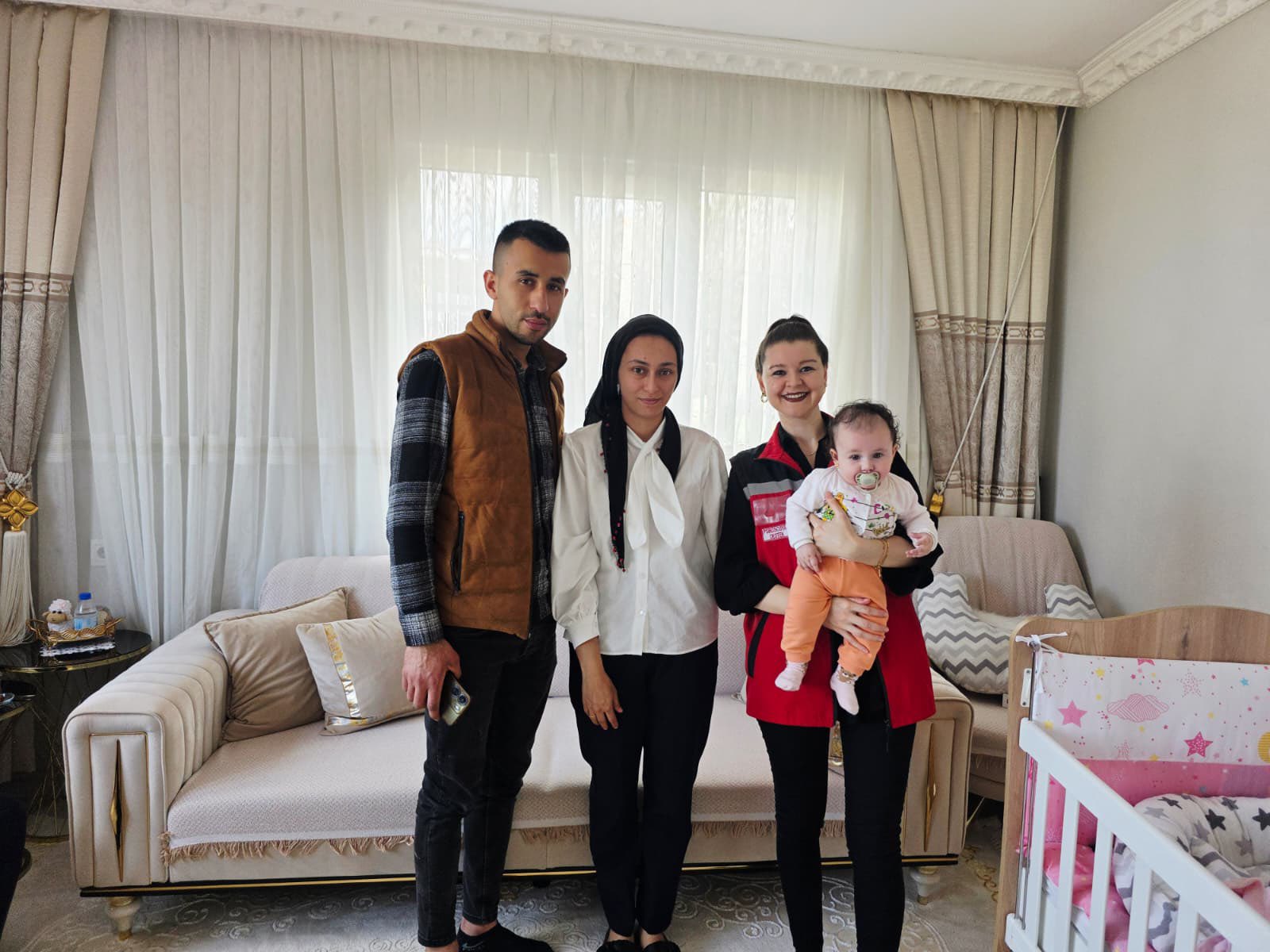 Evlenecek Gençlerin Desteklenmesi Projesi’nden Yararlanan Genç Ailelerimizi Ziyaret Ettik