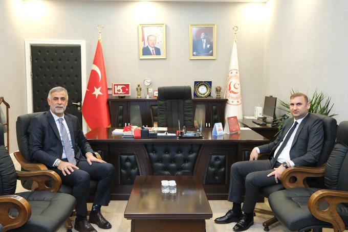 Gençlik ve Spor İl Müdürü Yasin Özdemir’den İl Müdürümüze Hayırlı Olsun Ziyareti