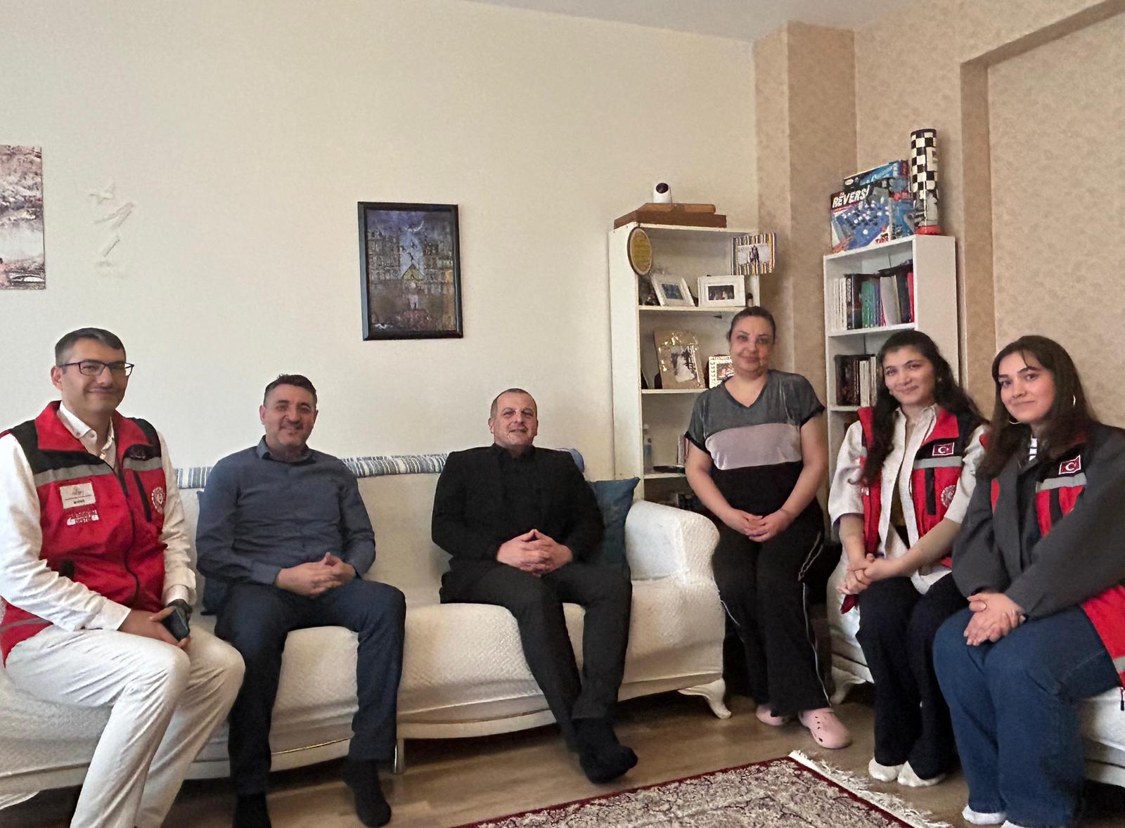 Aziz Şehitlerimizin Kıymetli Ailelerine Yönelik Vefa ve Destek Ziyaretlerimizi Sürdürüyoruz.