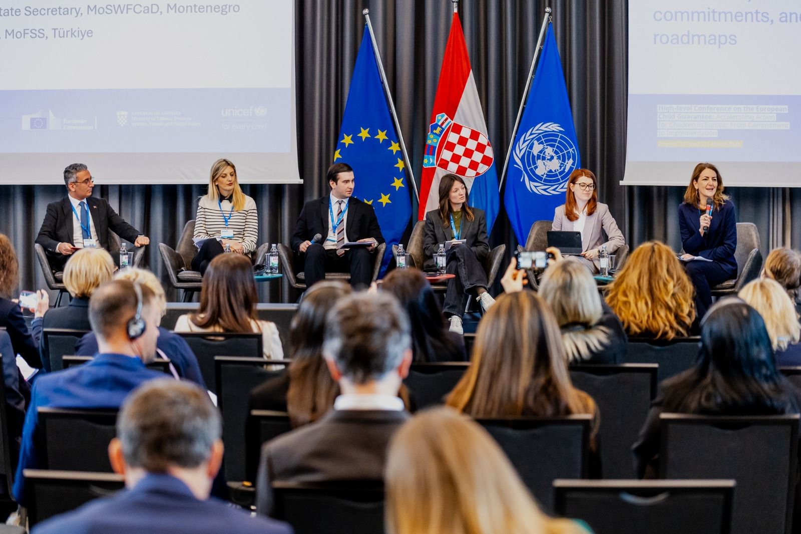 Zagreb’de düzenlenen “Avrupa Çocuk Garantisi Konulu Yüksek Düzeyli Konferans: Avrupa’da Çocuklara Yönelik Eylemin Hızlandırılması - Taahhütten Uygulamaya” etkinliğine katıldık.
