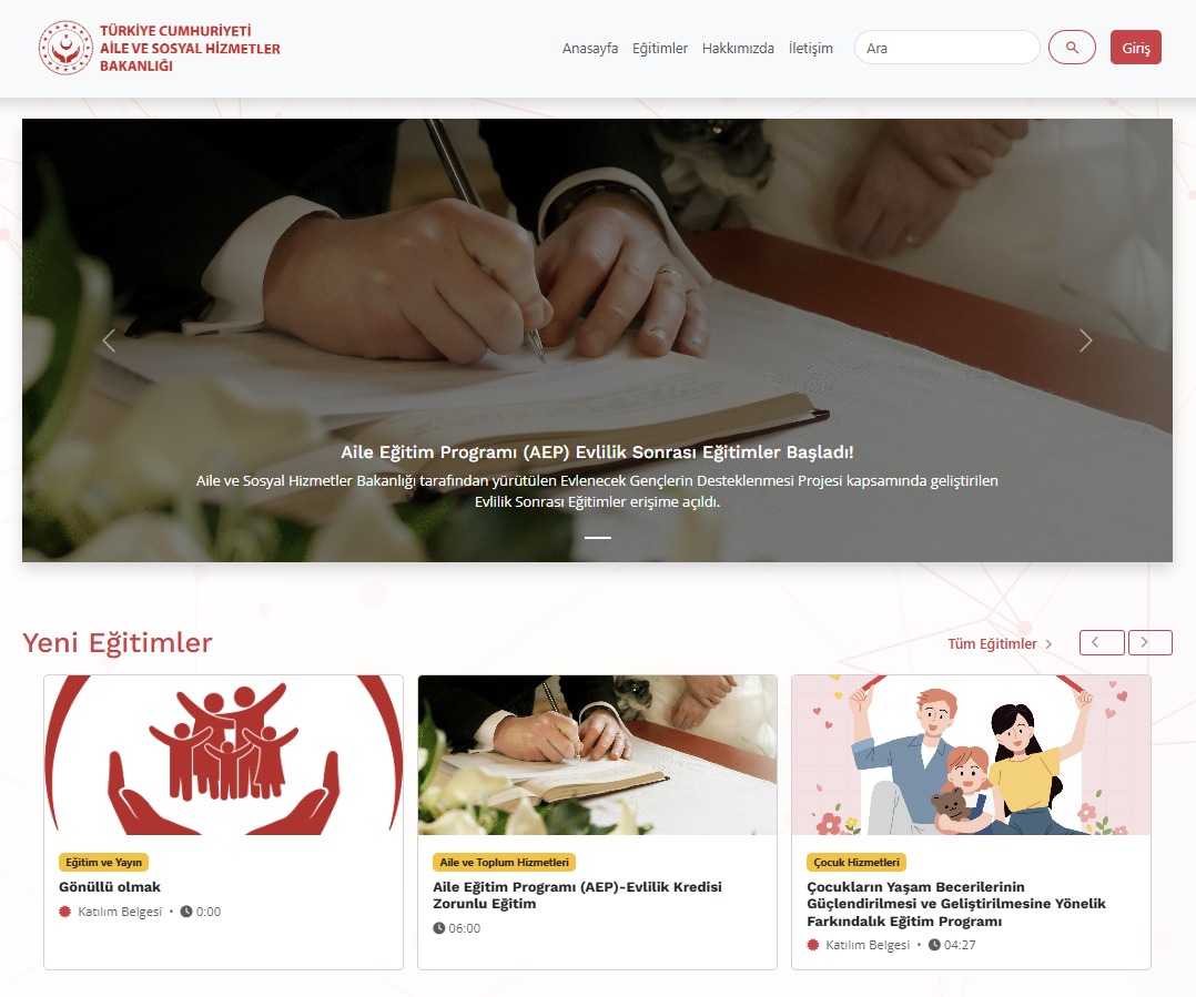 Aile Akademi Platformu’ndan 67 bin 754 kişi yararlandı
