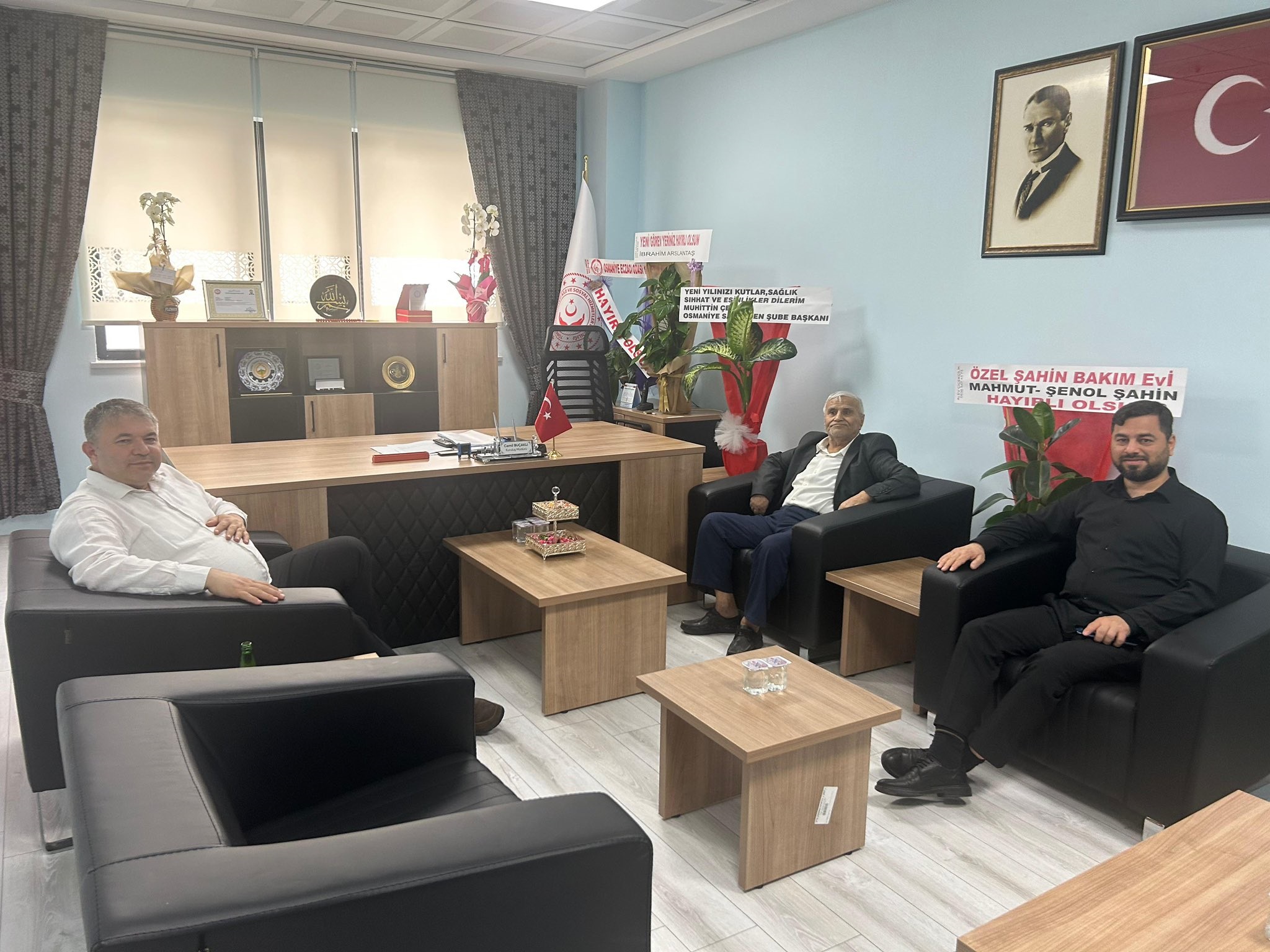 İl Müdürümüz Sayın Tolga Nacar, Kadirli Huzurevi Müdürlüğü’müze  ziyaret gerçekleştirdi. 