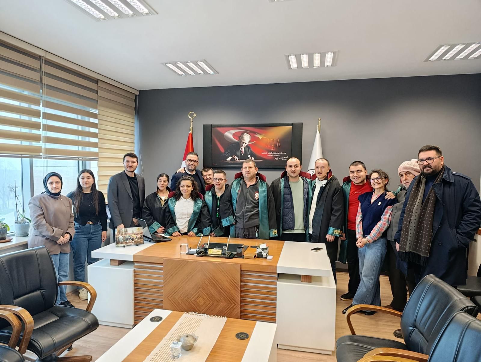 21 Mart Down Sendromlular Günü kapsamında Zonguldak Adliyesi ziyaret edilmiştir.