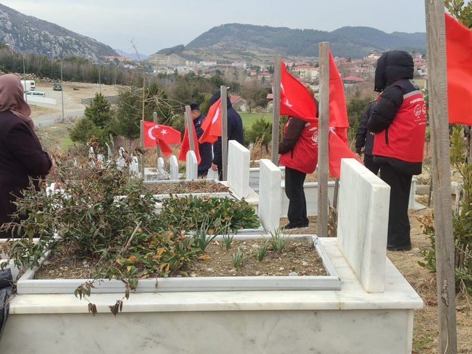 Andırın’da Deprem Şehitlerimizin Emanetlerine Vefa Ziyaretleri