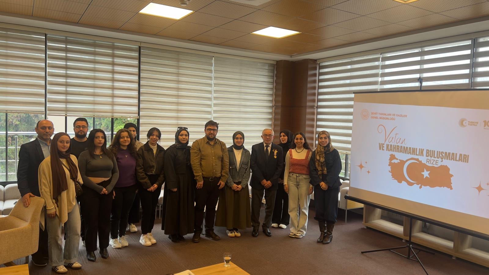 Vatan ve Kahramanlık Buluşmaları Üniversite Öğrencileriyle Gerçekleştirildi