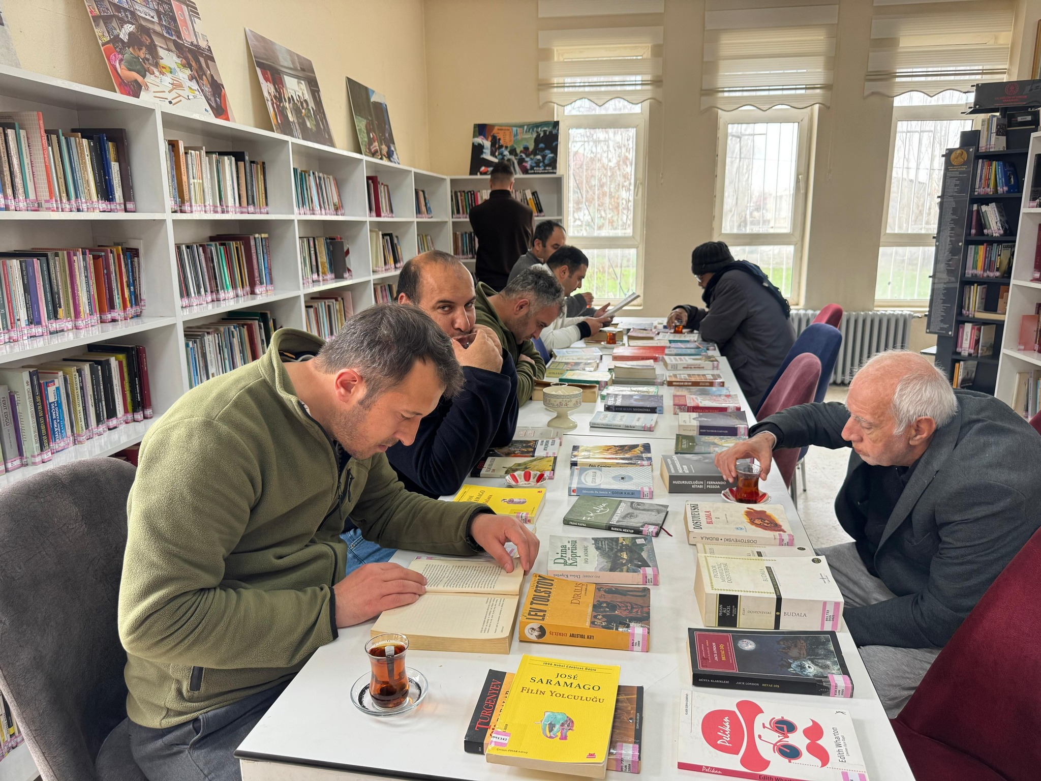 Engelli Bireylerimizden Hasköy İlçe Kütüphanesi’ne Anlamlı Ziyaret