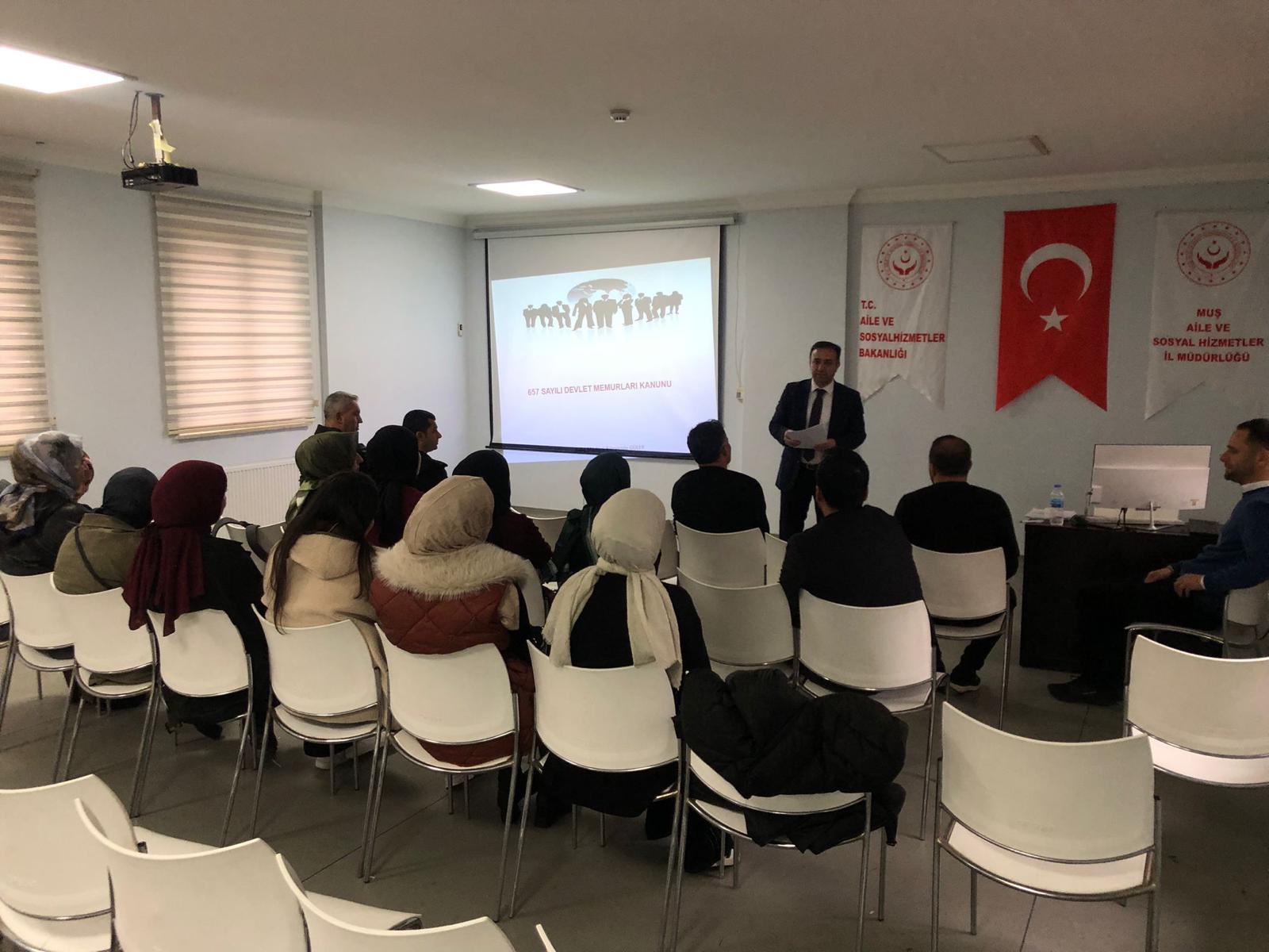 Personele Yönelik Hizmet İçi Eğitim Gerçekleştirildi