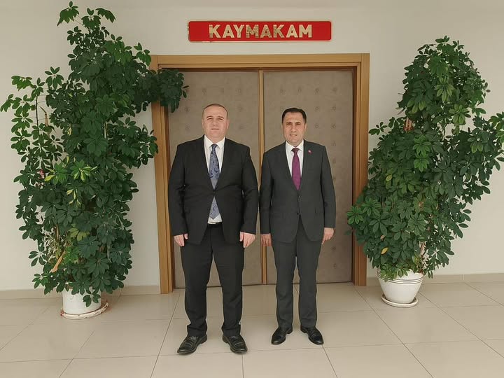 İl Müdürümüz İlkay Türkoğlu, Köşk Kaymakamımız Sayın Hasan Taş’ı Makamında Ziyareti