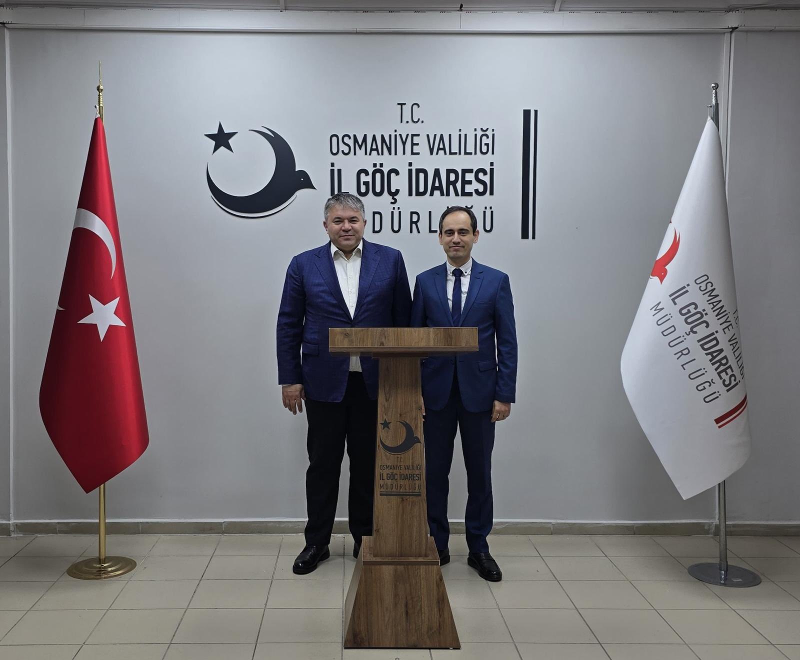 İl Müdürümüz Sayın Tolga Nacar, Göç İdaresi Başkanlığının 13. kuruluş yıl dönümü münasebetiyle İl Göç İdaresi Müdürü Sayın Mehmet Erbaş’ı ziyaret etti.