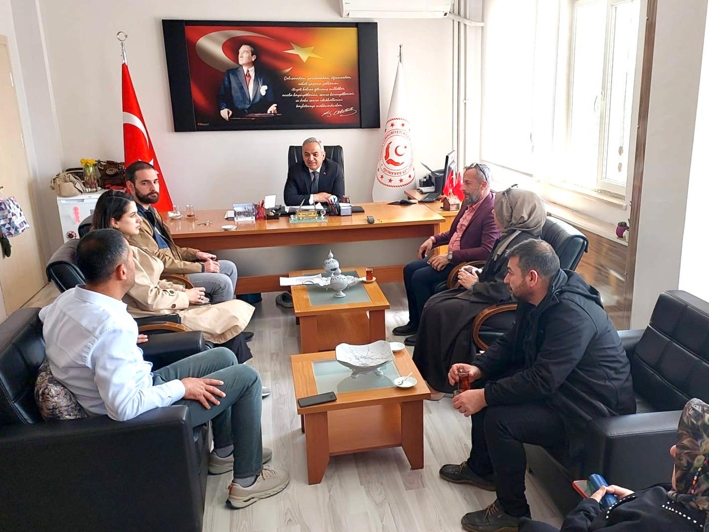 İL MÜDÜRÜMÜZ KURULUŞUMUZDAKİ ÇALIŞMALARI İNCELEDİ