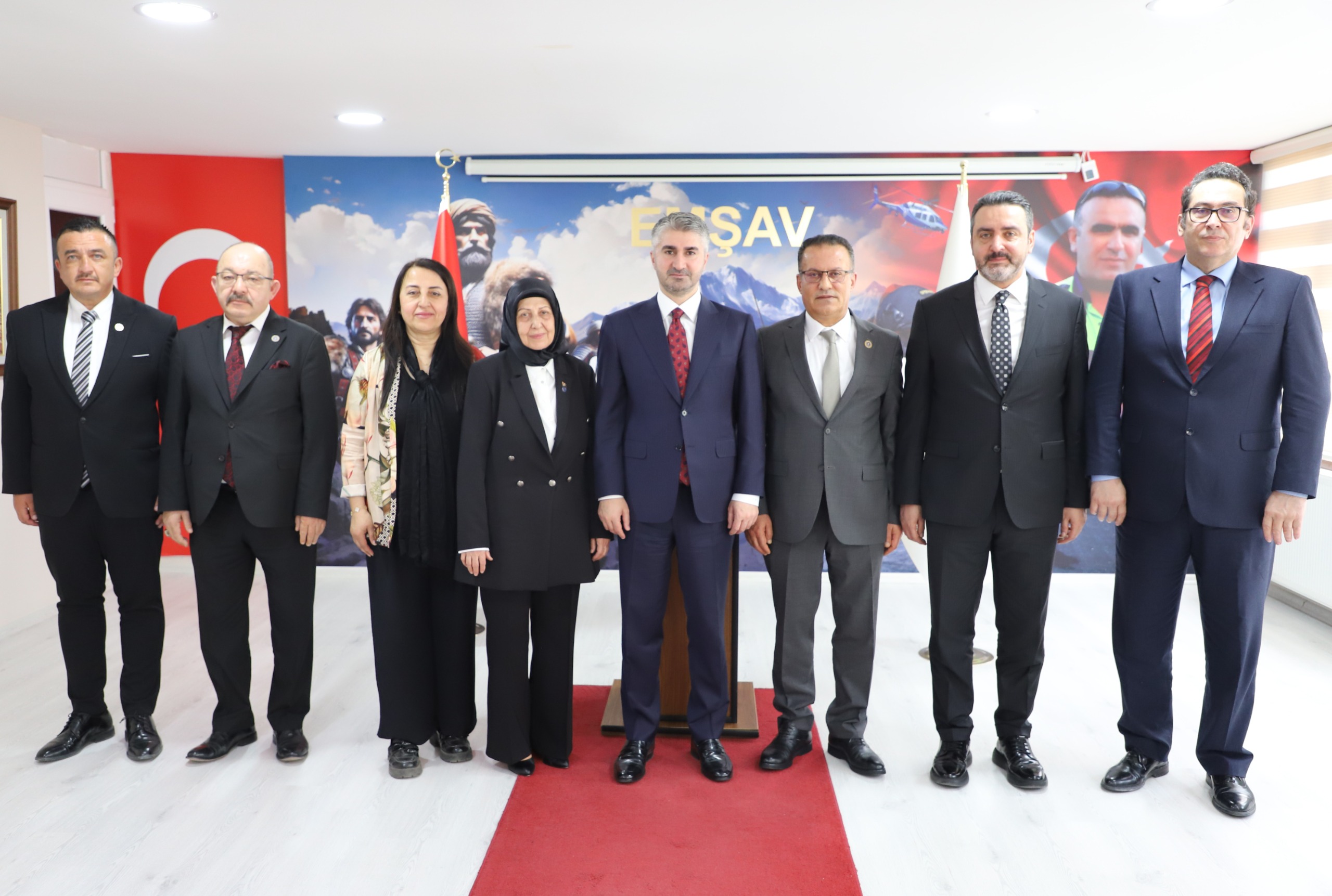 Emniyet Teşkilatı Vazife Malulü ve Şehit Aileleri Vakfı (EMŞAV) Genel Merkezi Ziyaret Edildi