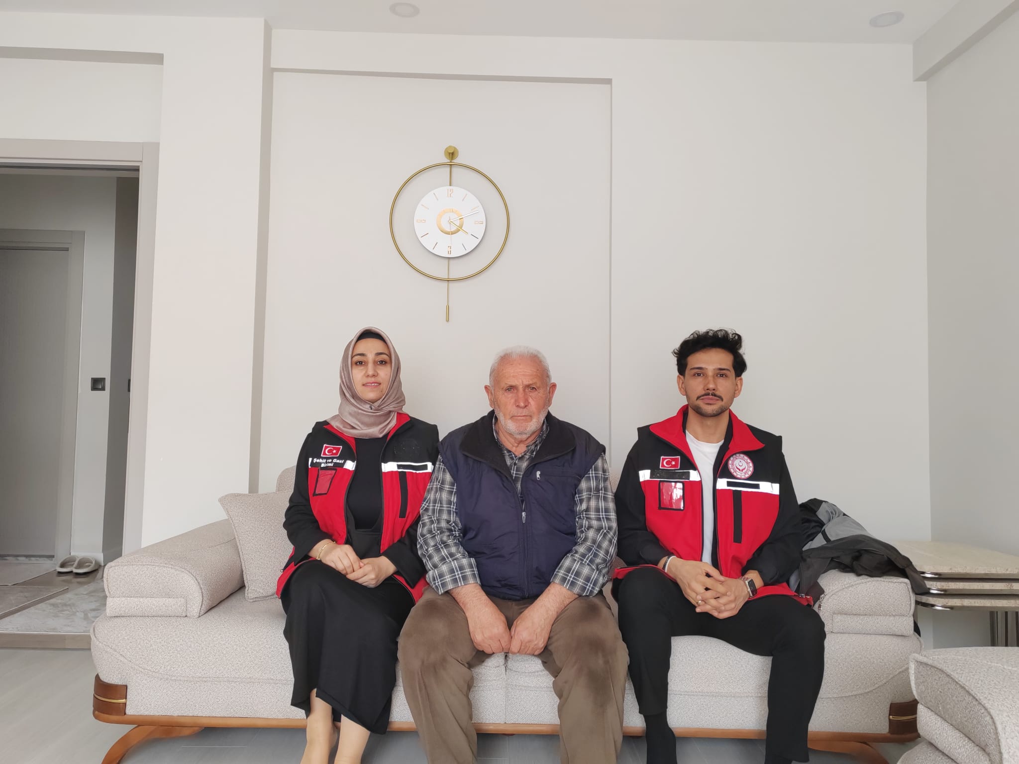 Kıbrıs Gazisi Şammas Öztürk Ziyaret Edildi