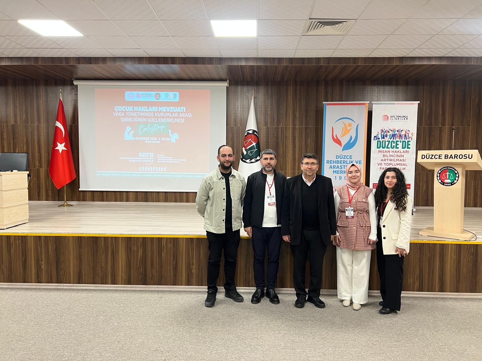 Çocuk Hakları ve Vaka Yönetimi Çalıştayı’na Katılım Sağlandı.