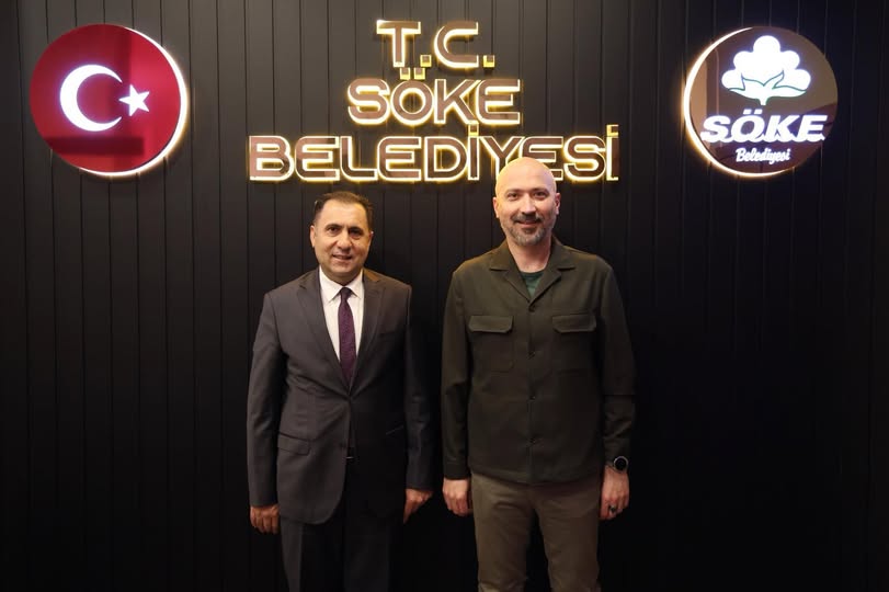 İl Müdürümüz İlkay Türkoğlu, Söke Belediye Başkanımız Sayın Mustafa İberya Arıkan’ı Makamında Ziyareti