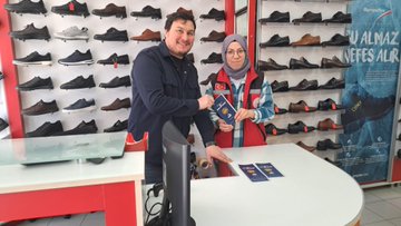 Kadına Yönelik Şiddetle Mücadele kapsamında ilçe esnafına bilgilendirme ziyaretleri gerçekleştirilmiştir.