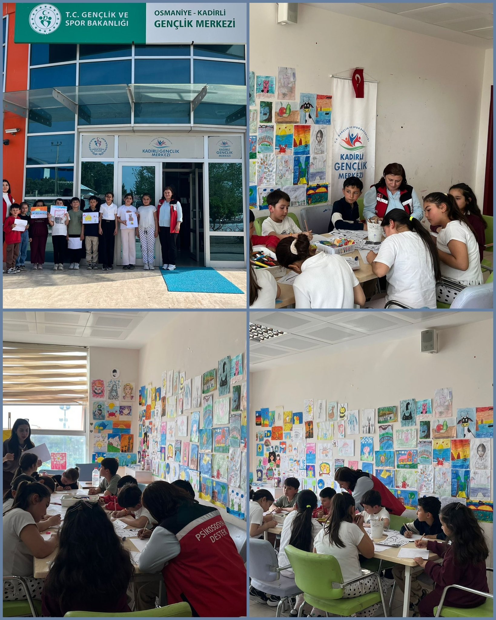 Kadirli Sosyal Hizmet Merkezi olarak, Okul Destek Projesinden faydalanan çocuklarımız ile birlikte Kadirli Gençlik Merkezinde Dünya Sanat Günü etkinliği gerçekleştirilmiştir.