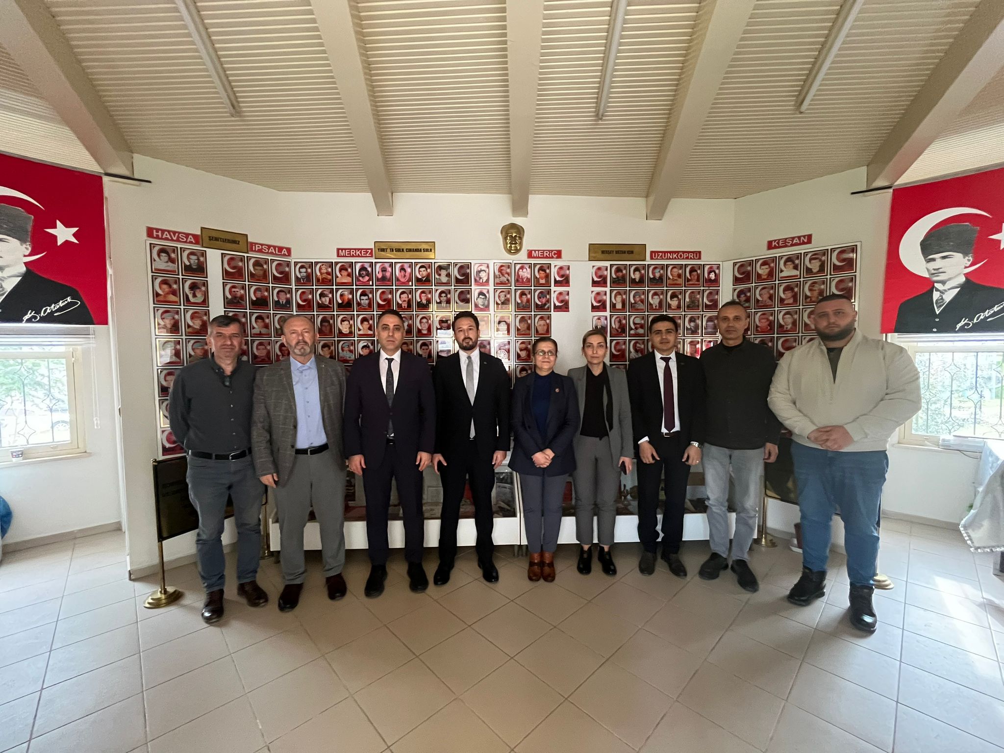 Edirne Şehit Aileleri Yardımlaşma ve Dayanışma Derneği Ziyaret Edildi.