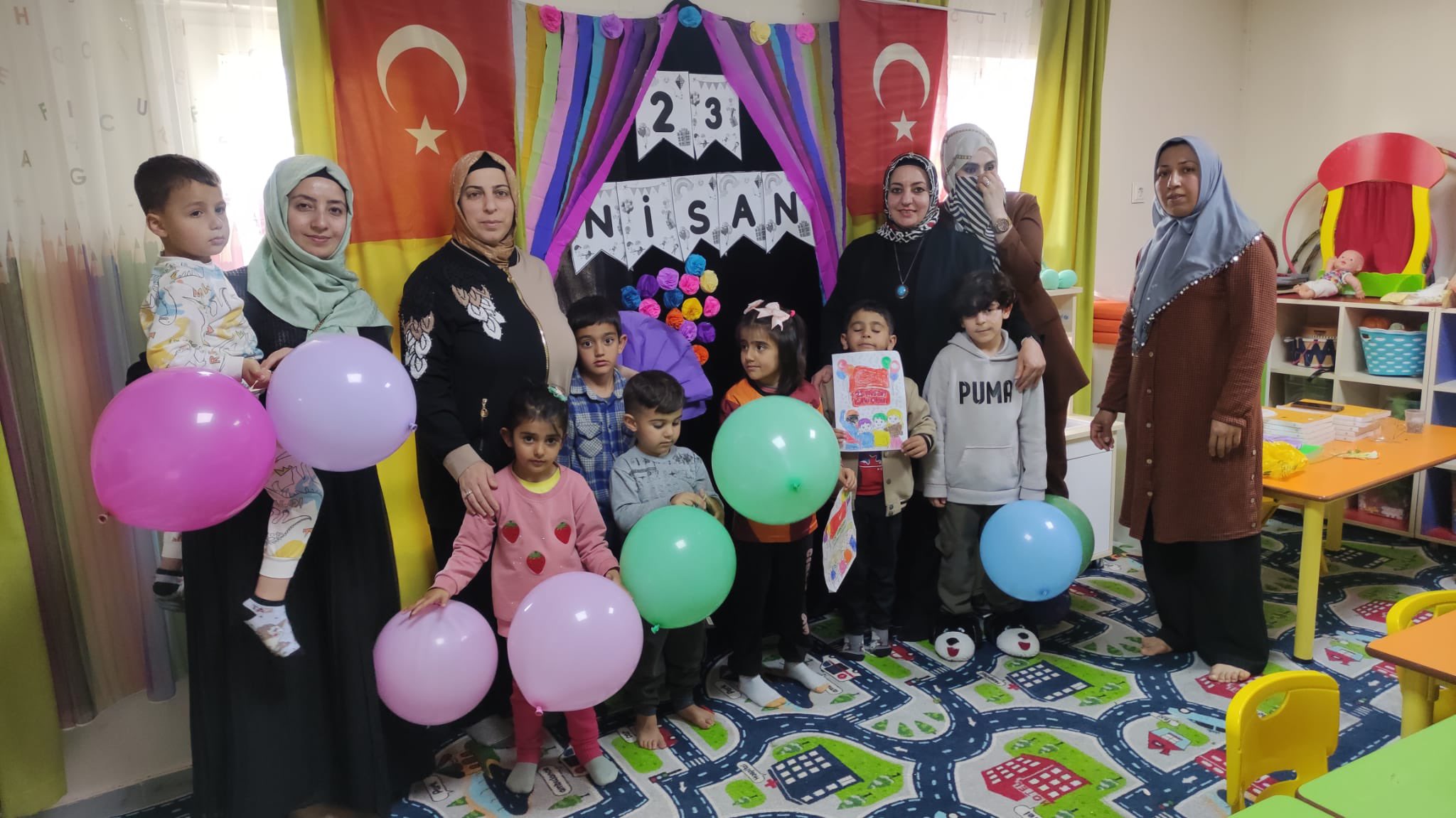 Yeşiltepe Çok Amaçlı Toplum Merkezinde eğitim alan çocuklarımızla 23 Nisan Ulusal Egemenlik ve Çocuk Bayramı d