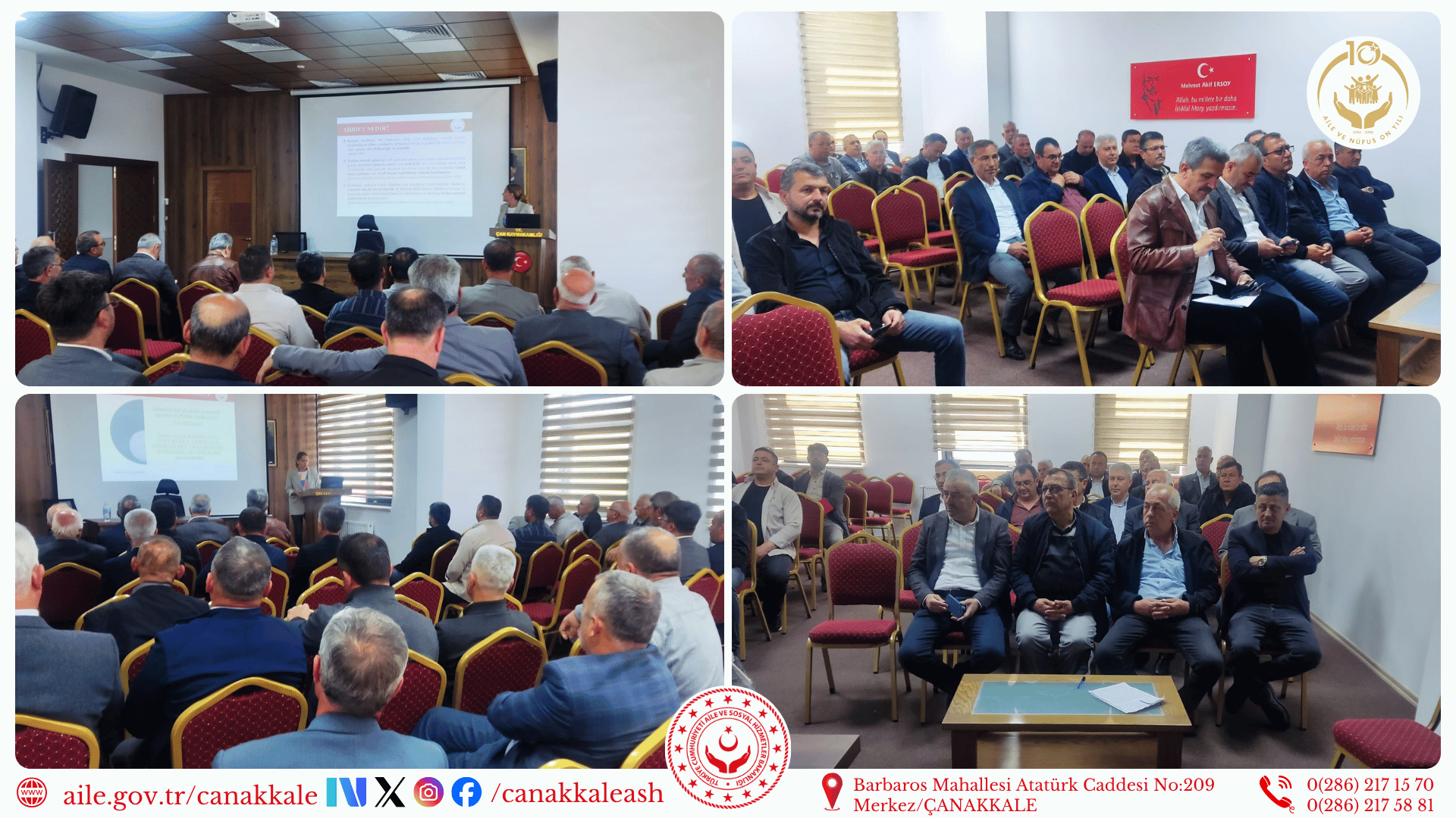 Çan İlçesi Muhtarlarına Yönelik Eğitim Gerçekleştirildi