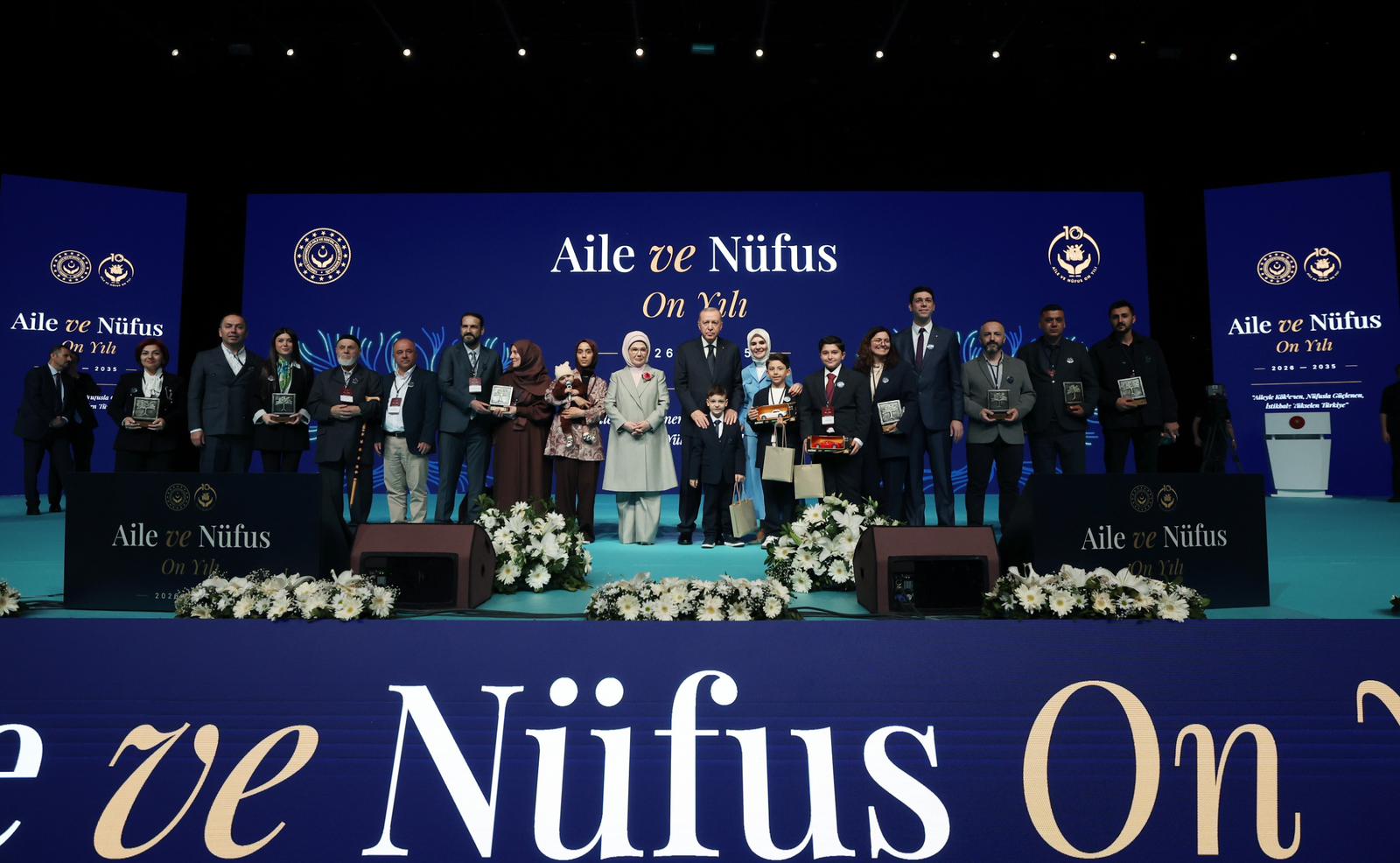 Cumhurbaşkanı Erdoğan ve Bakanımız Göktaş, Aile ve Nüfus 10 Yılı Vizyon Tanıtım Programı'na katıldı
