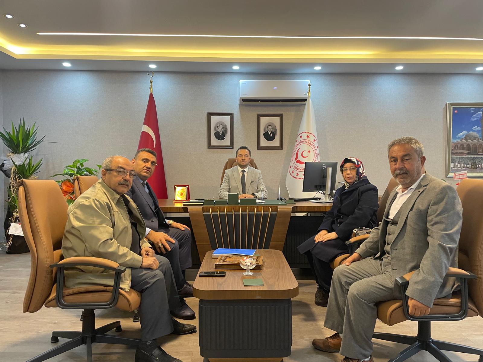 Sivil Şehit ve Gazi Aileleri Derneği Başkanı Veysel Evran'dan İl Müdürlüğümüze Ziyaret