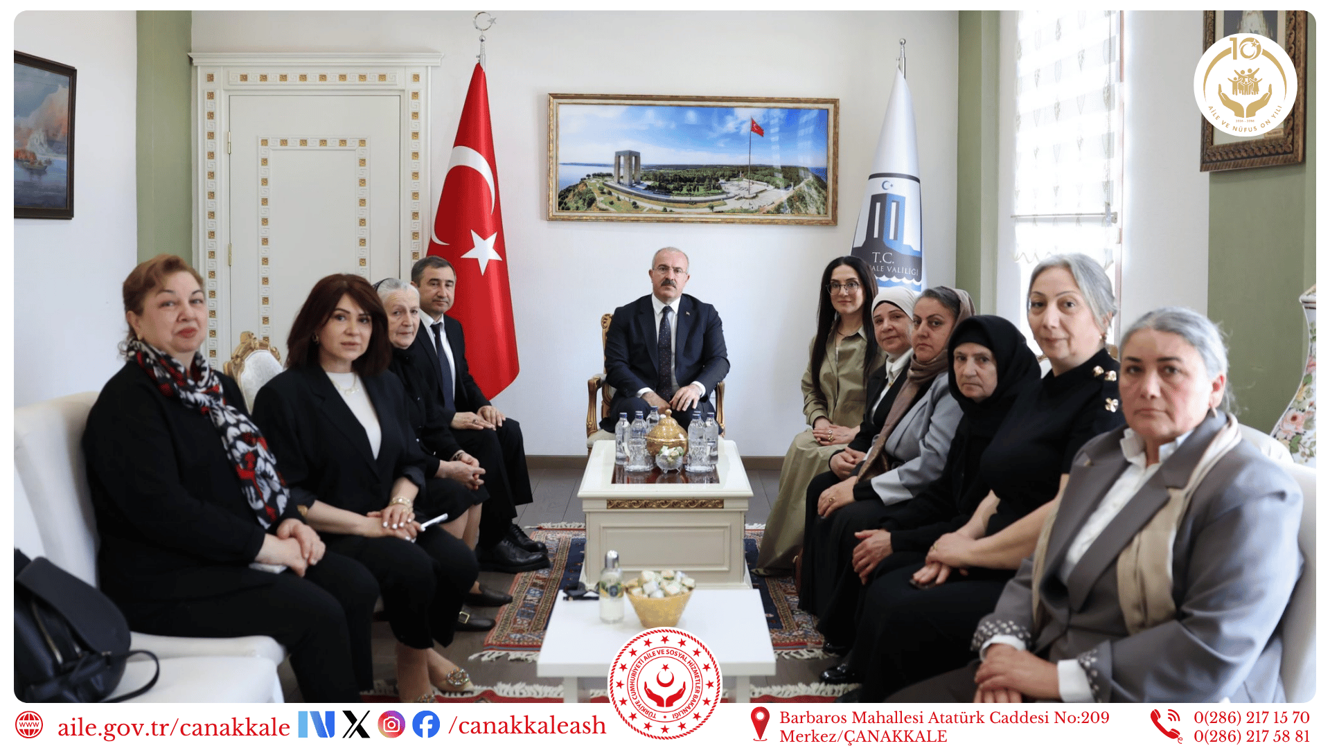 Azerbaycanlı Şehit Ailelerinden Valimize Anlamlı Ziyaret 🇹🇷🇦🇿