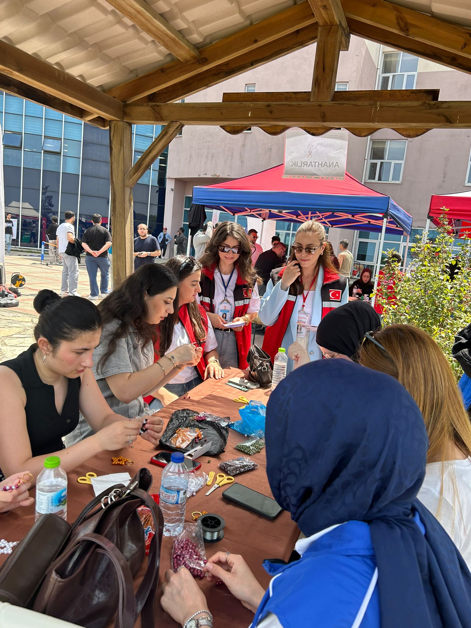 Festivalde Gençlerle Bir Araya Gelindi.