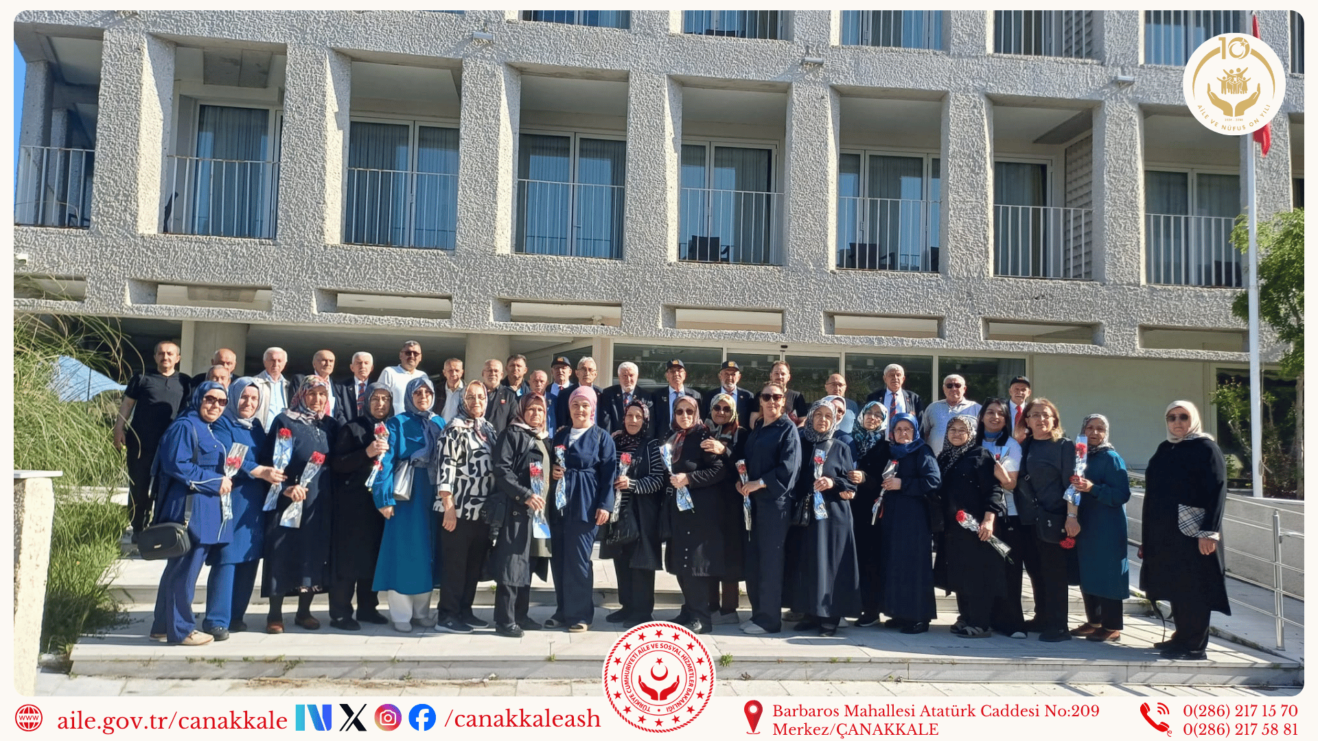 🇹🇷 Şehit Yakınlarımız ve Gazilerimizi Çanakkale’de Misafir Ettik