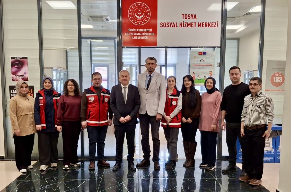  İl Müdürümüz Tosya Sosyal Hizmet Merkezimizde İncelemelerde Bulundu