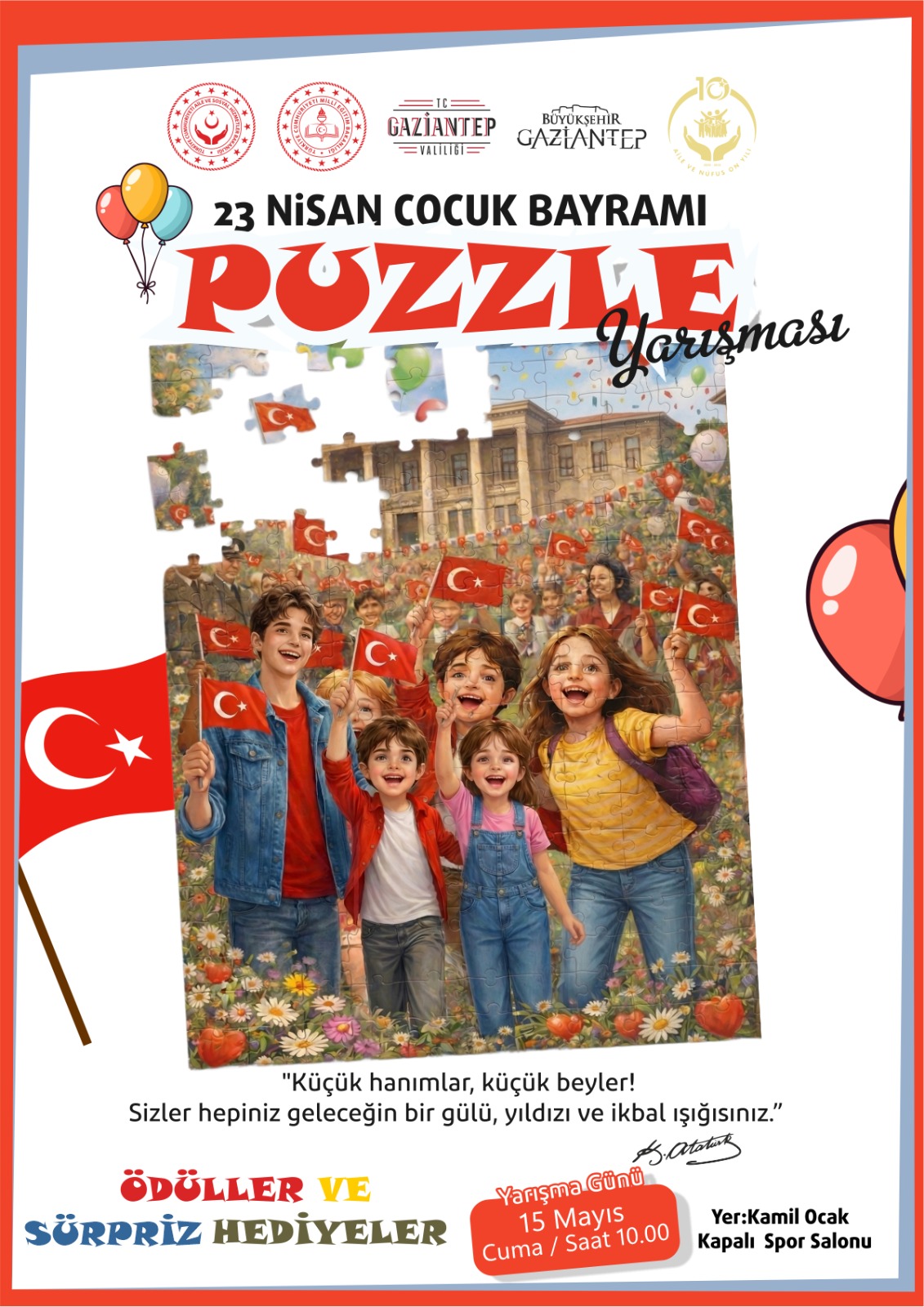 🧩 23 Nisan Coşkusu Puzzle Yarışmasında Buluşuyor!