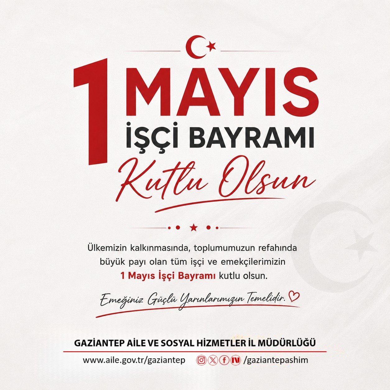 Emekle Güçlenen, Dayanışmayla Büyüyen Bir Gelecek İçin…