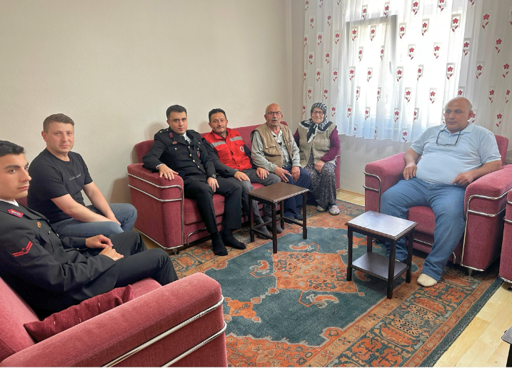 Kıbrıs Gazimiz Yakup Yılmaz hanesinde ziyaret edildi.