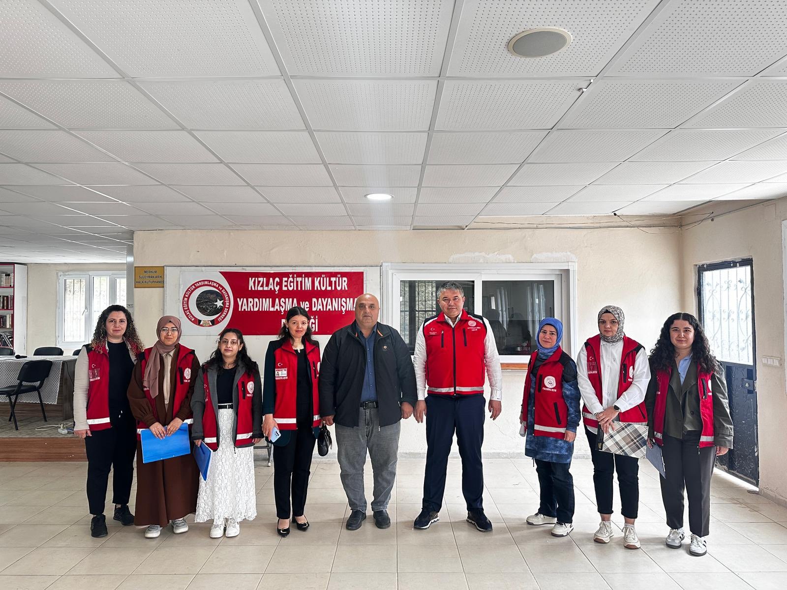 İl Müdürümüz Sayın Tolga Nacar, Şube Müdürümüz Şenay Atar Keskin ve Bahçe Sosyal Hizmet Merkezi Kuruluş Müdür Vekili Hacer Doğuç tarafından, Sosyal Risk Haritası Çalışmaları kapsamında Bahçe ilçesine bağlı Kızlaç Köyü’nde saha çalışması gerçekleştirilmiştir.